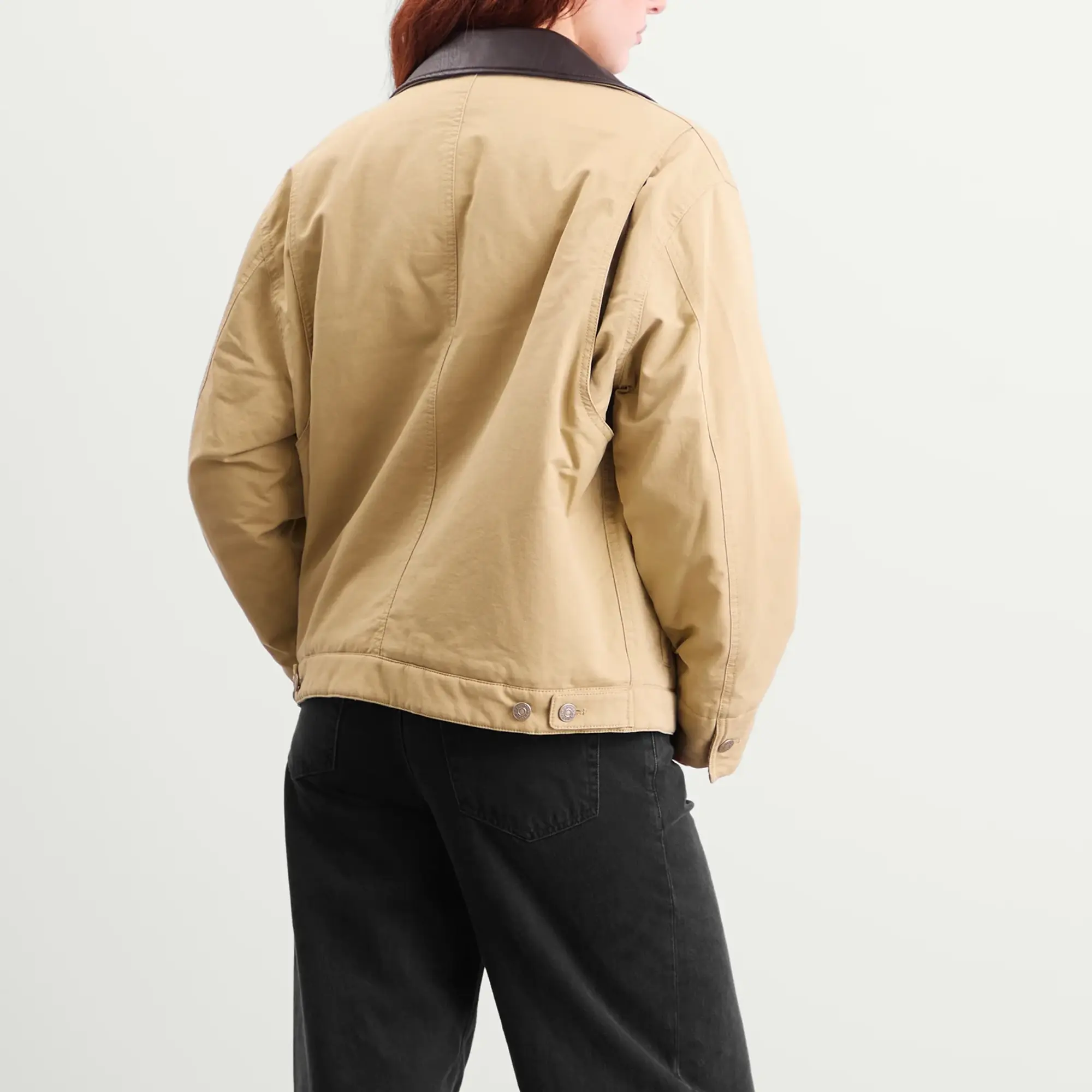 DUNST Women's Canvas Work Jacket Beige