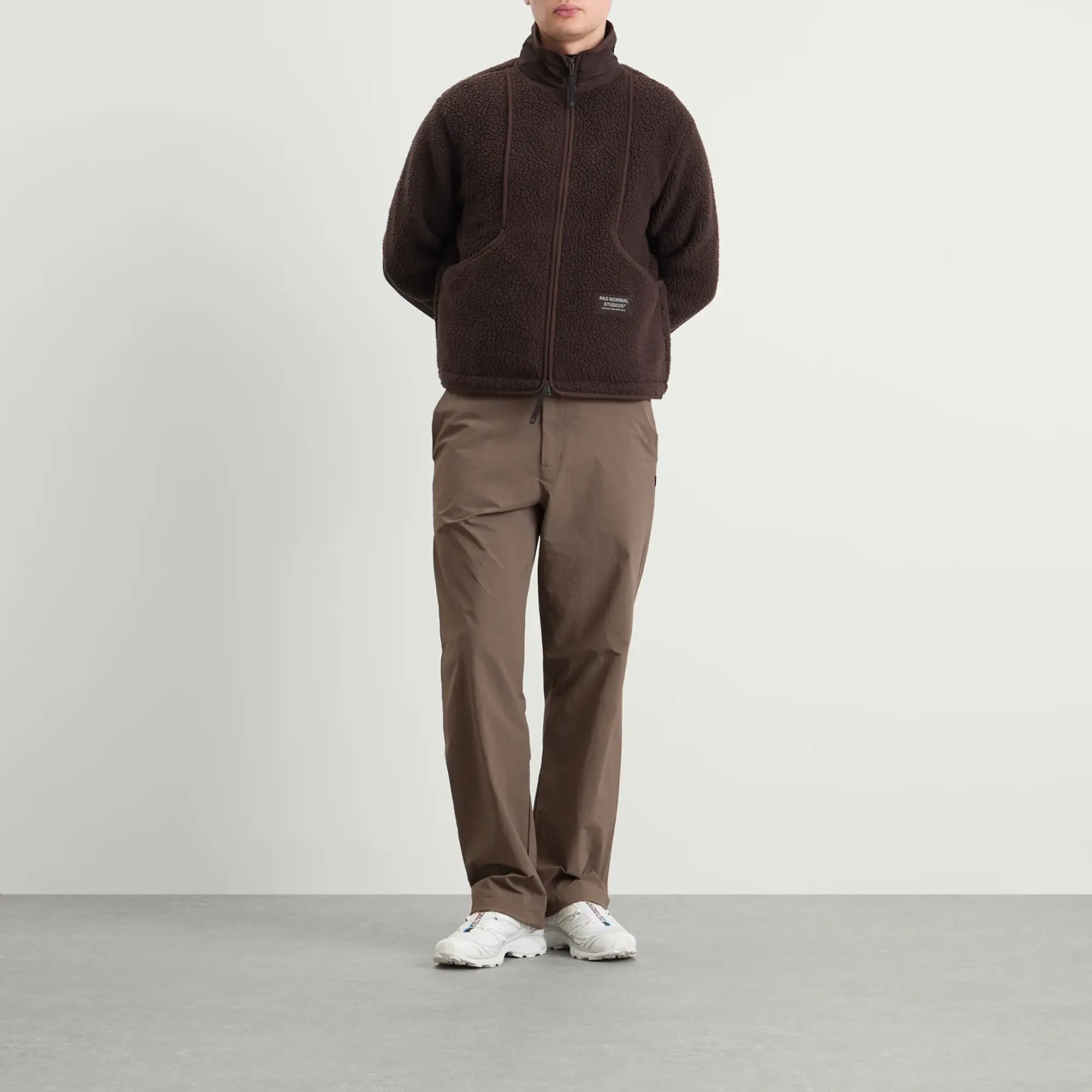 Pas Normal Studios Men's Off-Race Tech Trousers Ash Brown