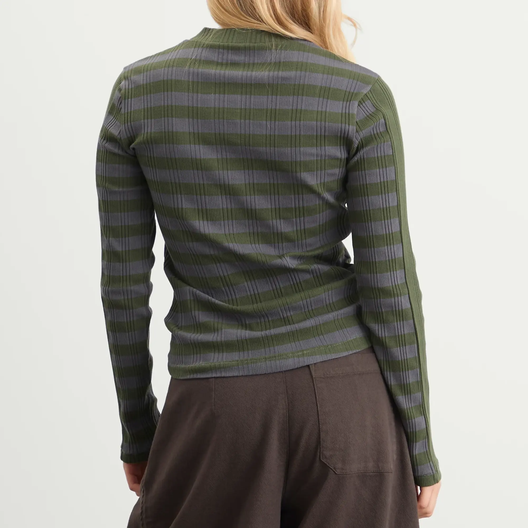 YMC Women's High Rains Top Black/Grey
