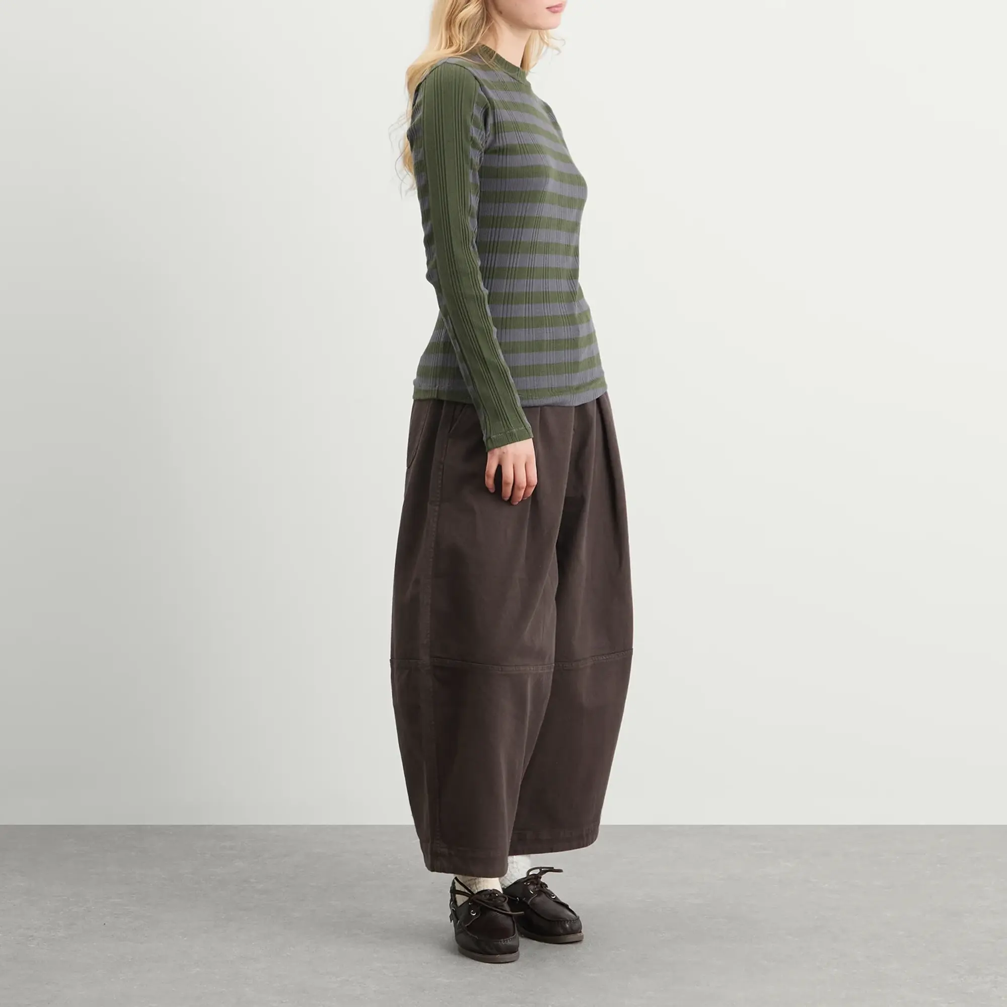 YMC Women's High Rains Top Black/Grey