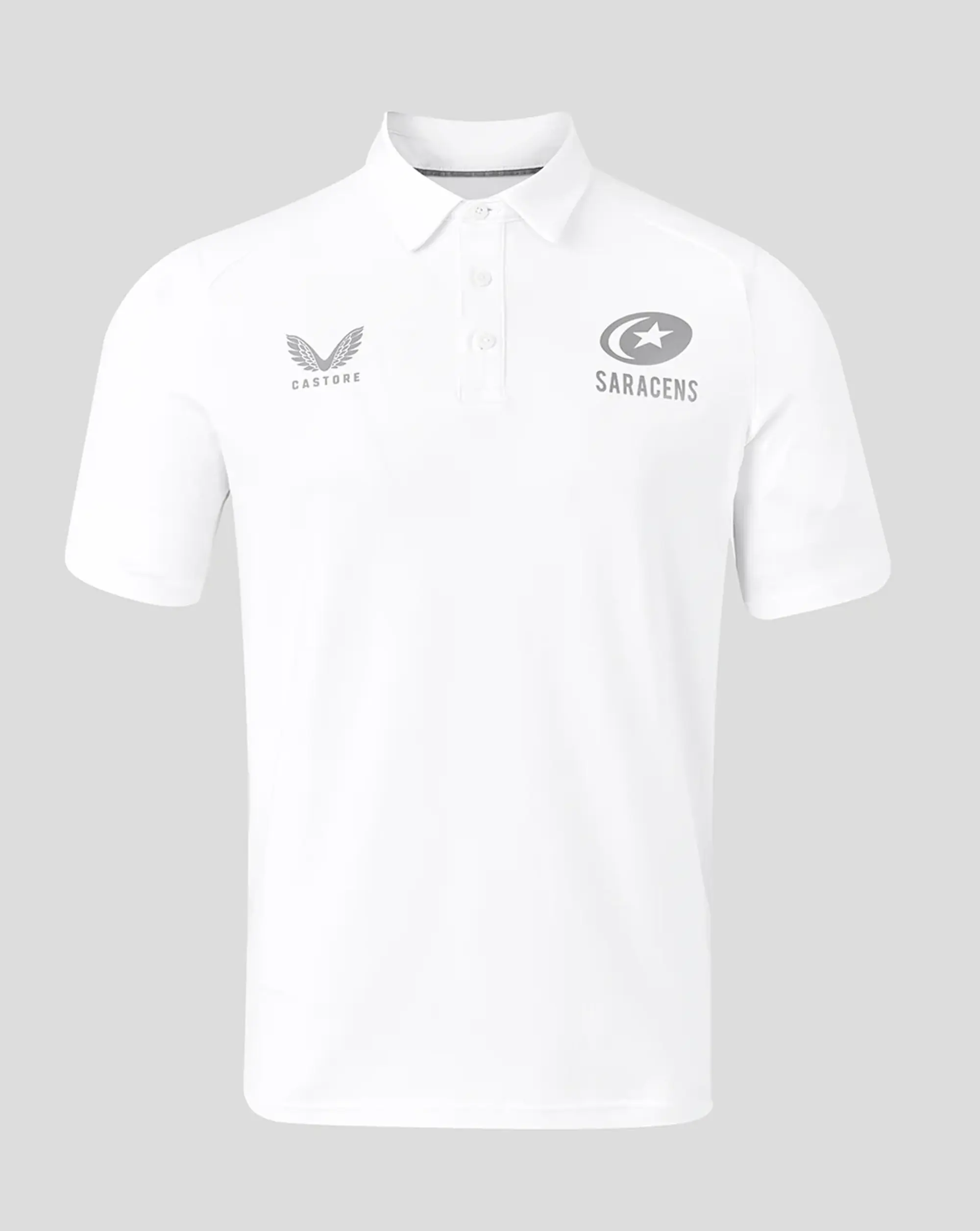 Castore Saracens Men's 25/26 Travel Short Sleeve Polo