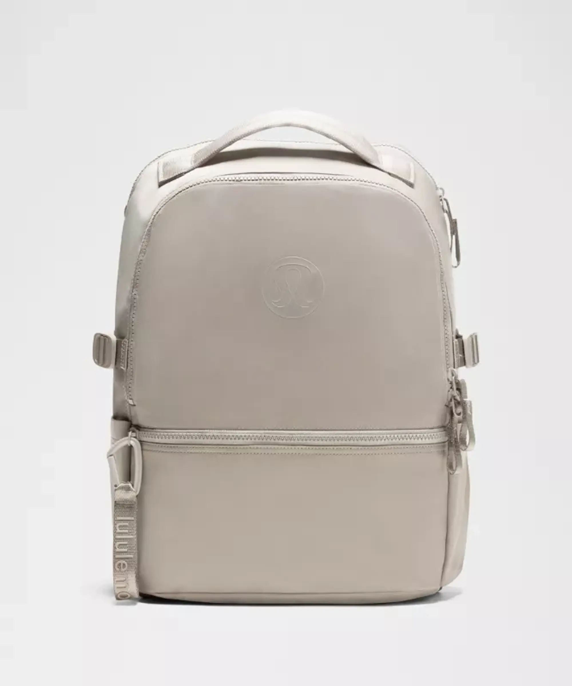 lululemon – New Crew Backpack 22L – Color Grey/Khaki