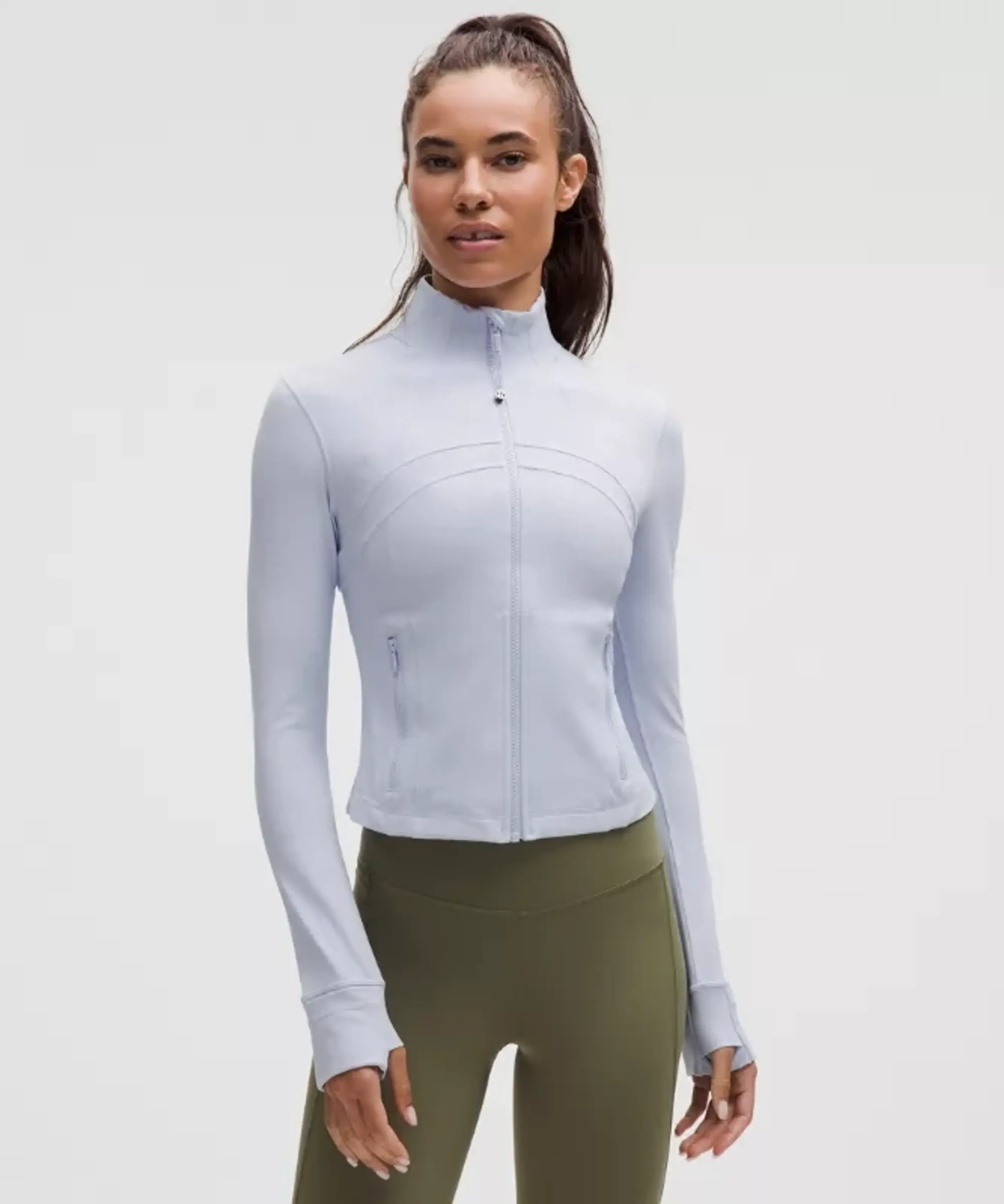 lululemon – Women's Define Cropped Jacket Nulu – Color Blue – Size 0