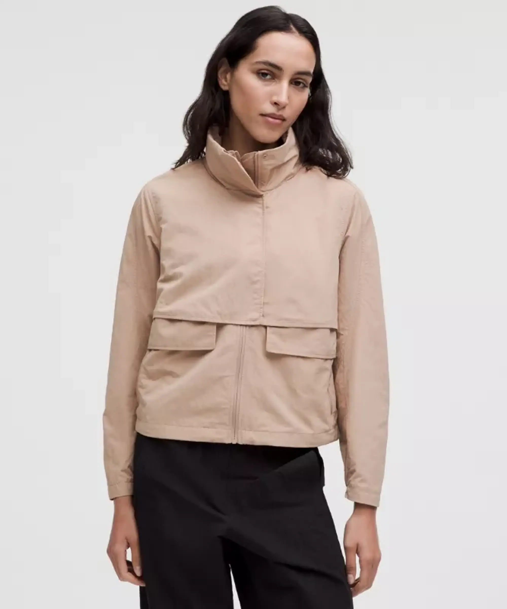 lululemon – Women's Always Effortless Classic-Fit Jacket – Color Brown – Size 12
