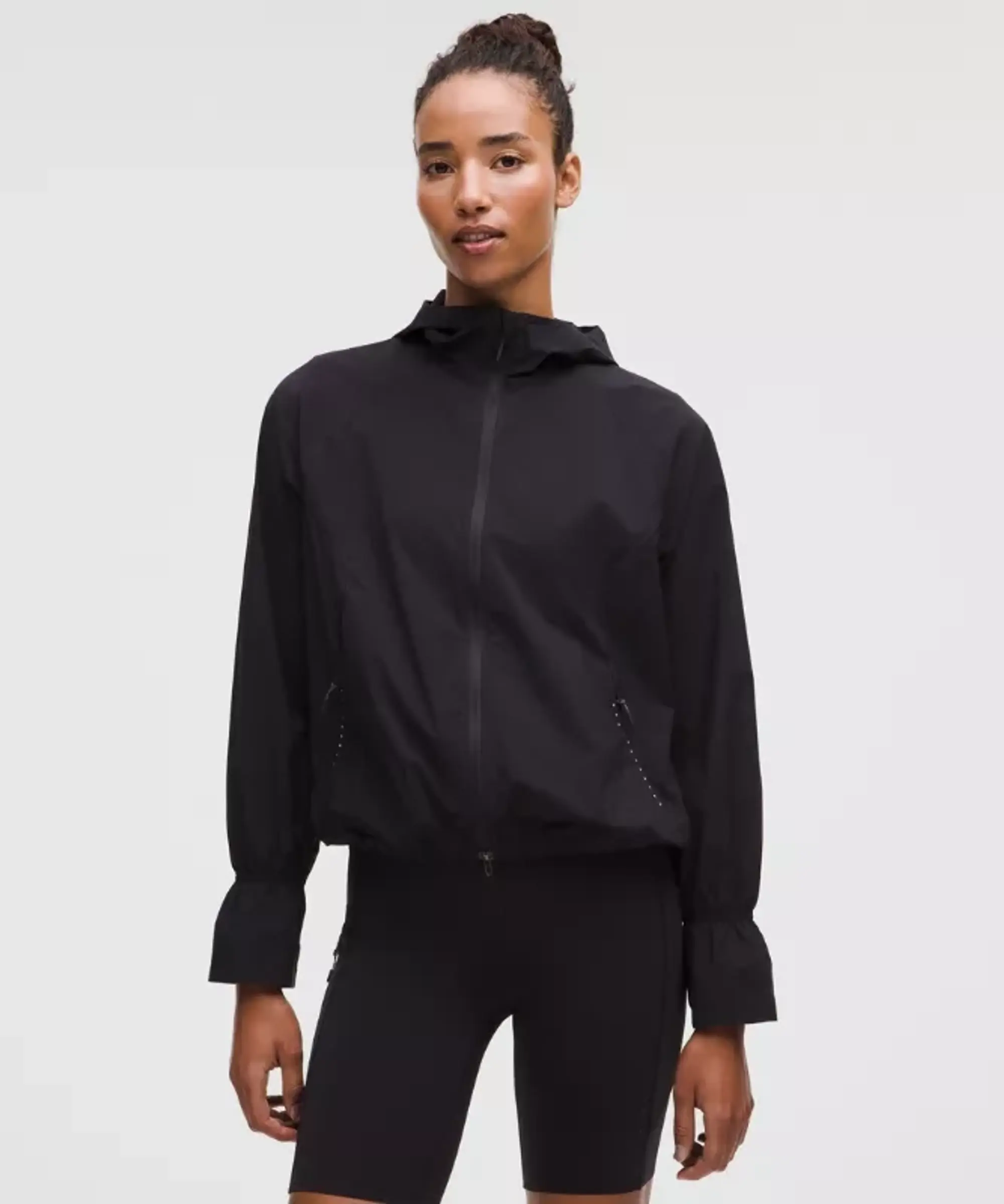 lululemon – Women's Translucent Hooded Jacket – Color Black – Size XS