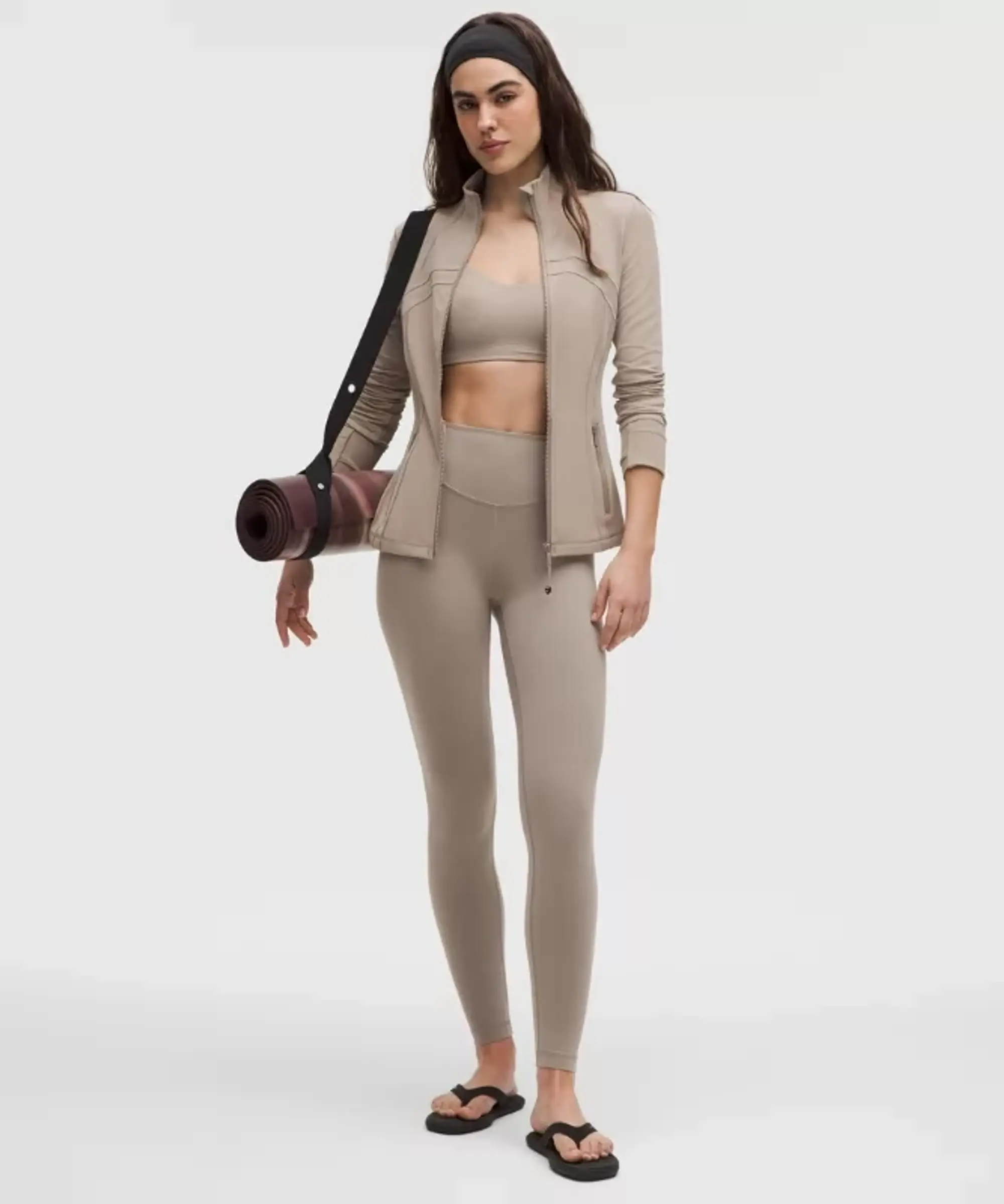 lululemon – Women's Define Jacket Nulu – Color Grey/Khaki – Size 6