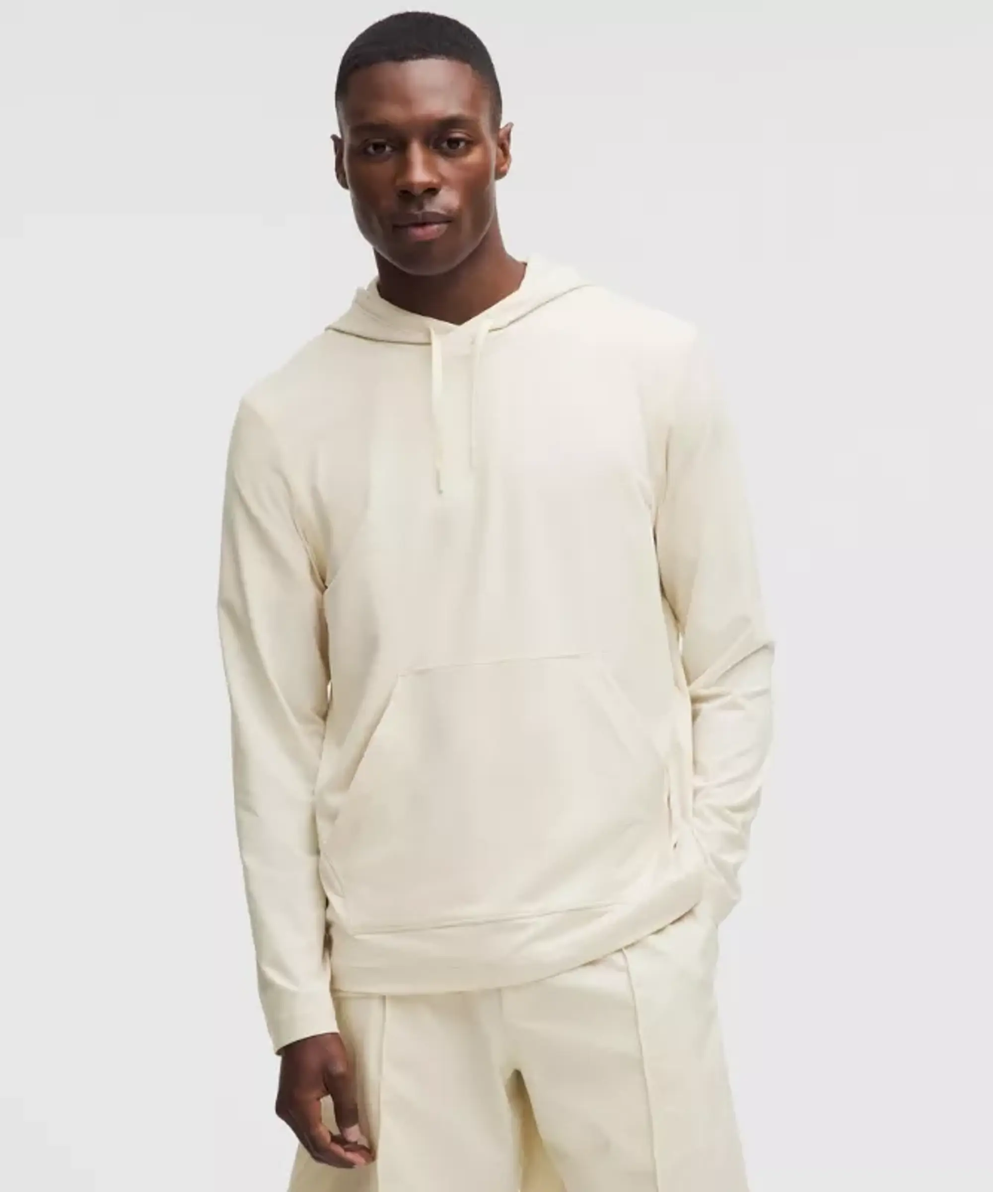 lululemon – Men's Soft Jersey Pullover Hoodie – Color White – Size XL