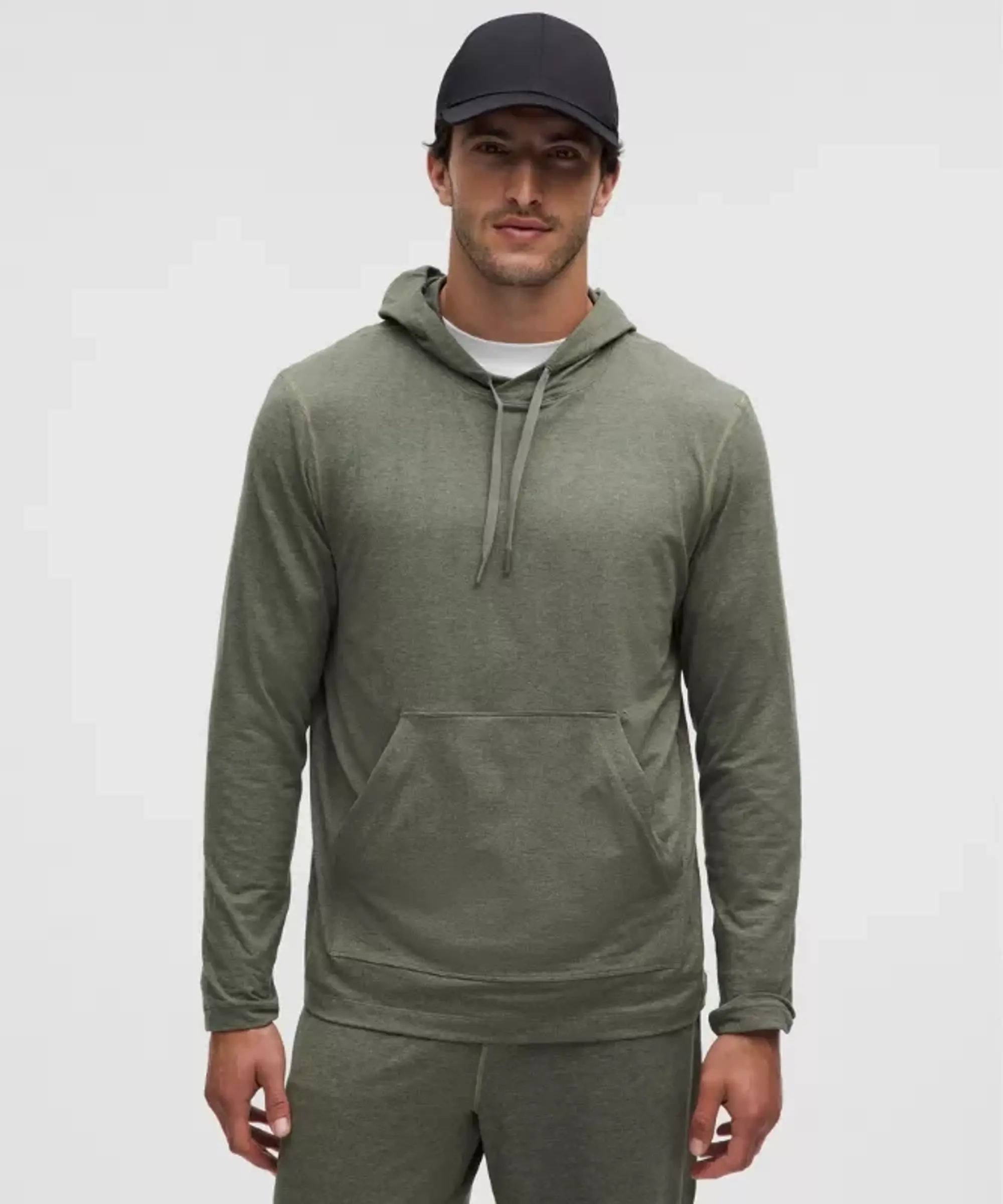 lululemon – Men's Soft Jersey Pullover Hoodie – Color Green – Size 2XL