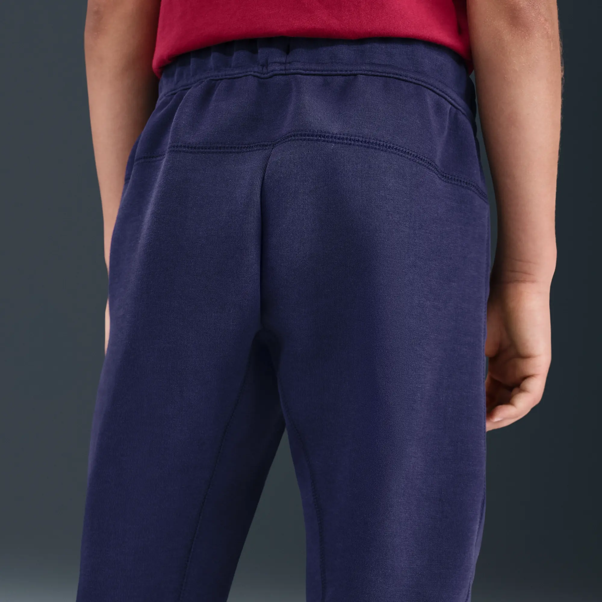 F.C. Barcelona Tech Older Kids' (Boys') Nike Football Fleece Pants - Purple - Cotton/Polyester