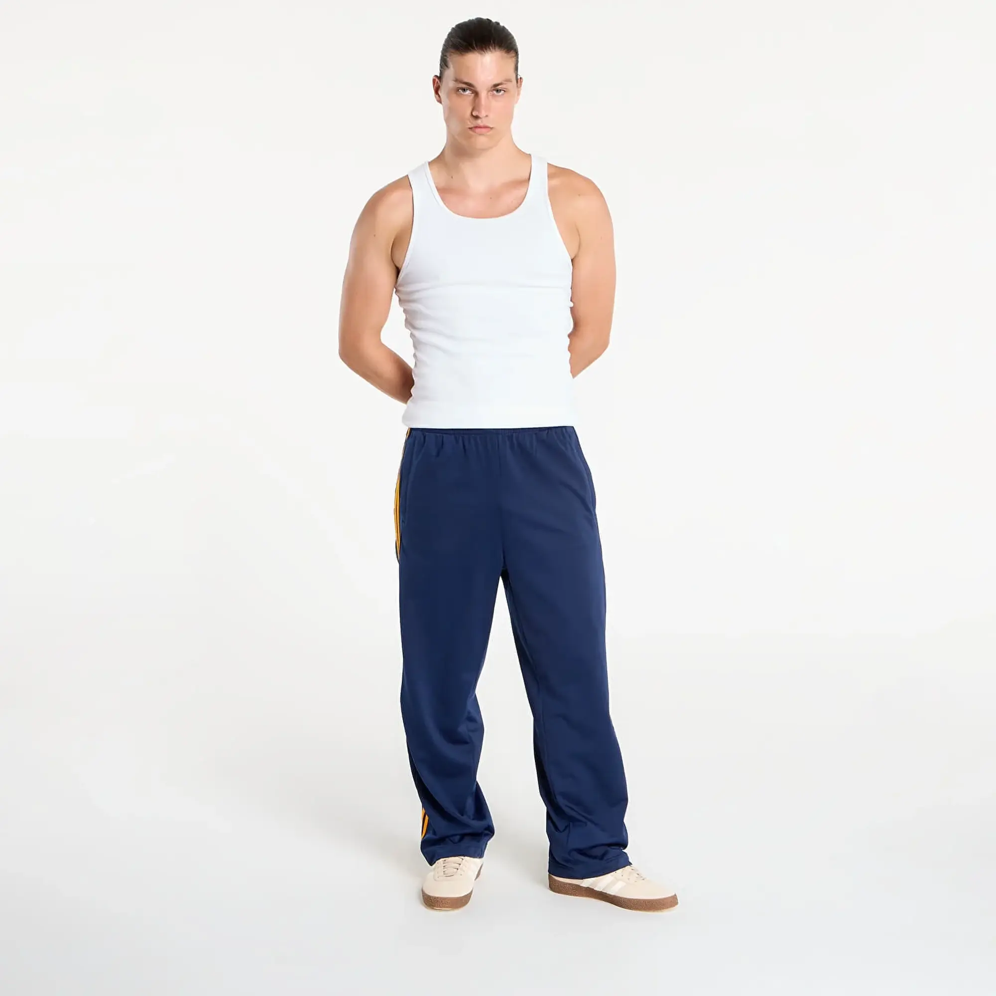 Pants Adidas Originals Adibreak Tracksuit Bottoms Night Indigo/ Crew Orange L