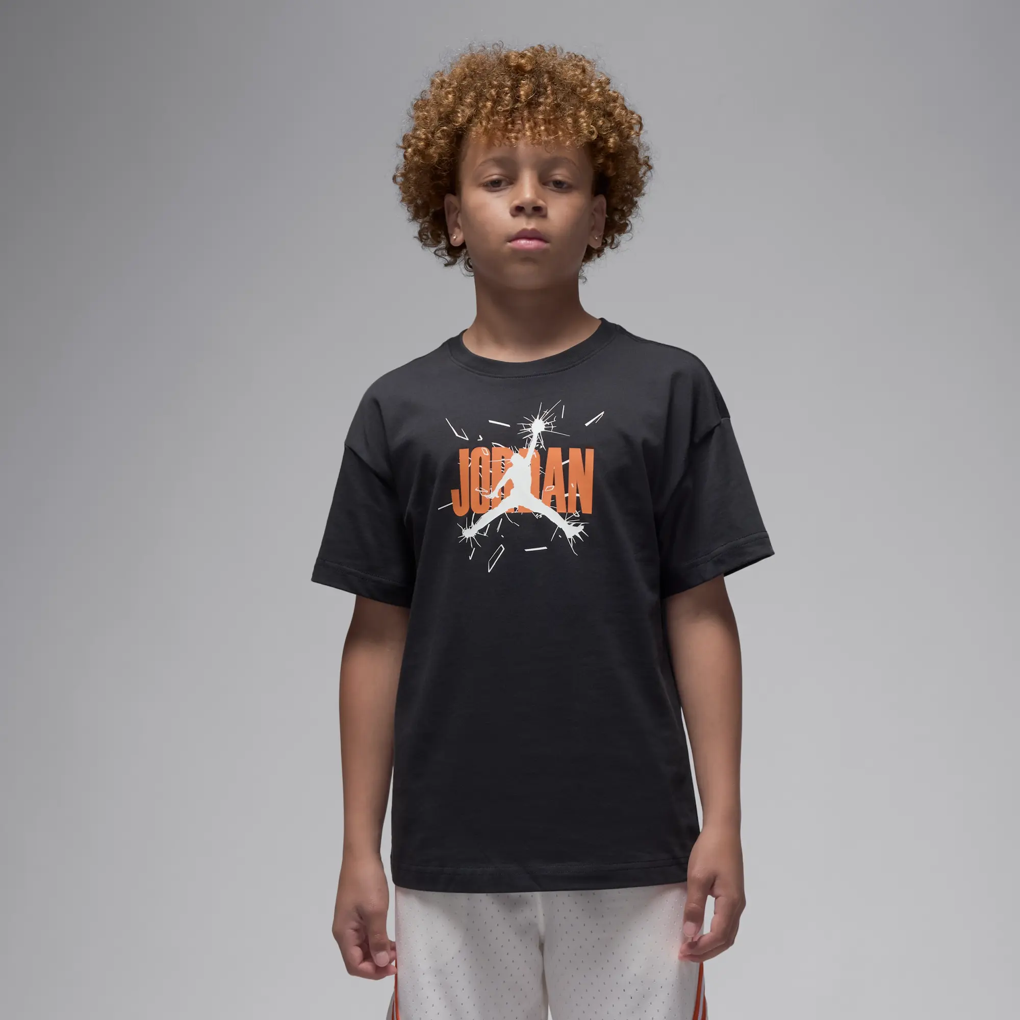 Nike Jordan Older Kids' '85 Shatter T-Shirt - Black - Cotton