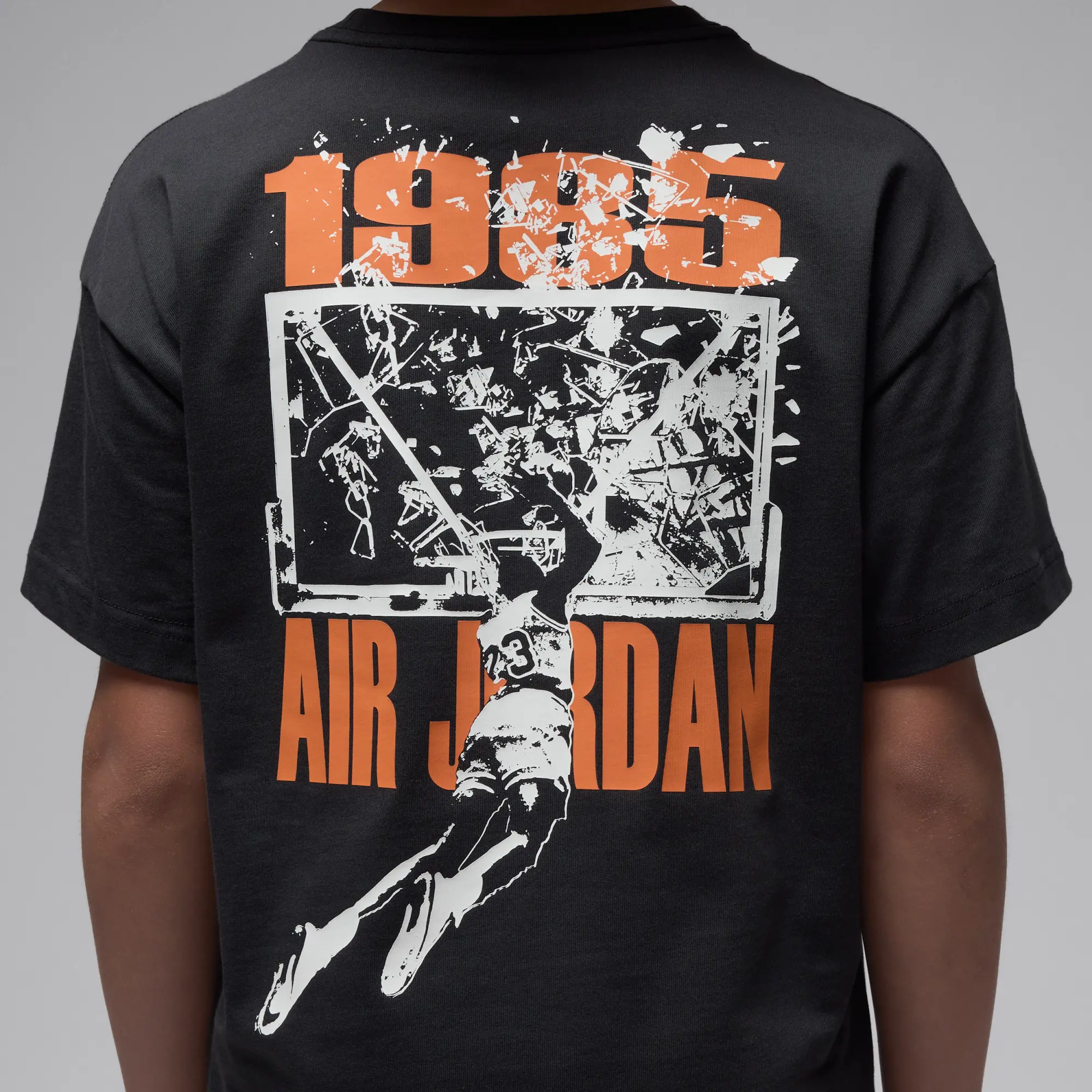Nike Jordan Older Kids' '85 Shatter T-Shirt - Black - Cotton