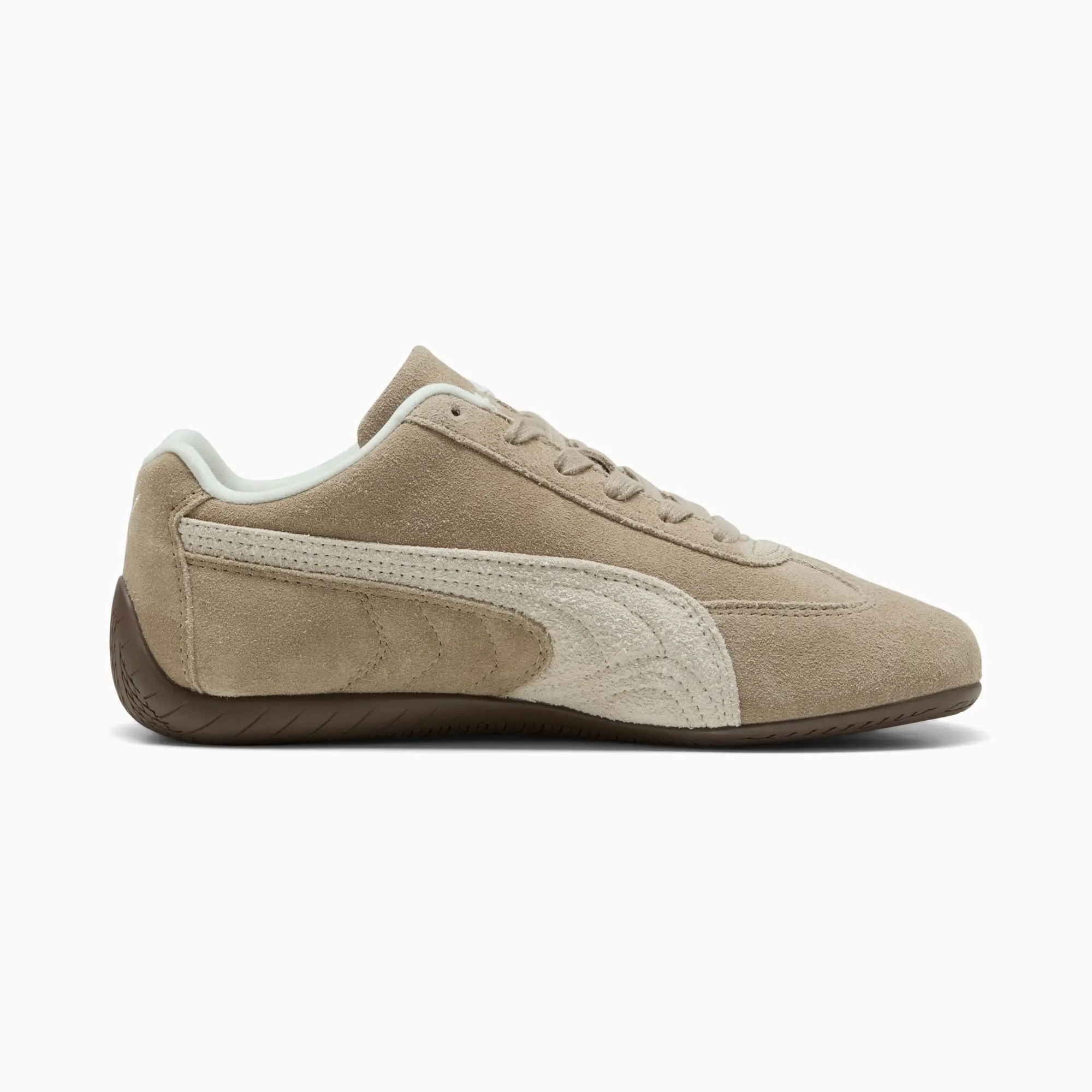PUMA SpeedCat Elevated Sneakers Women, Ice Coffee/Alpine Snow, size 3