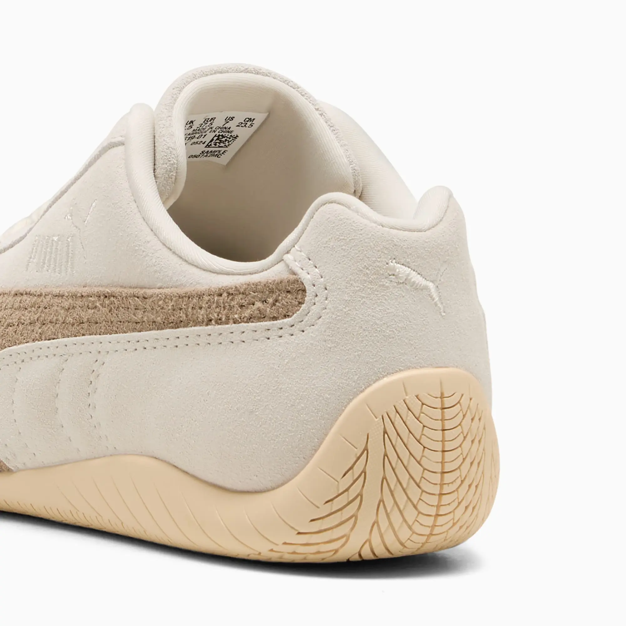 PUMA SpeedCat Elevated Sneakers Women, Warm White/Ice Coffee, size 3