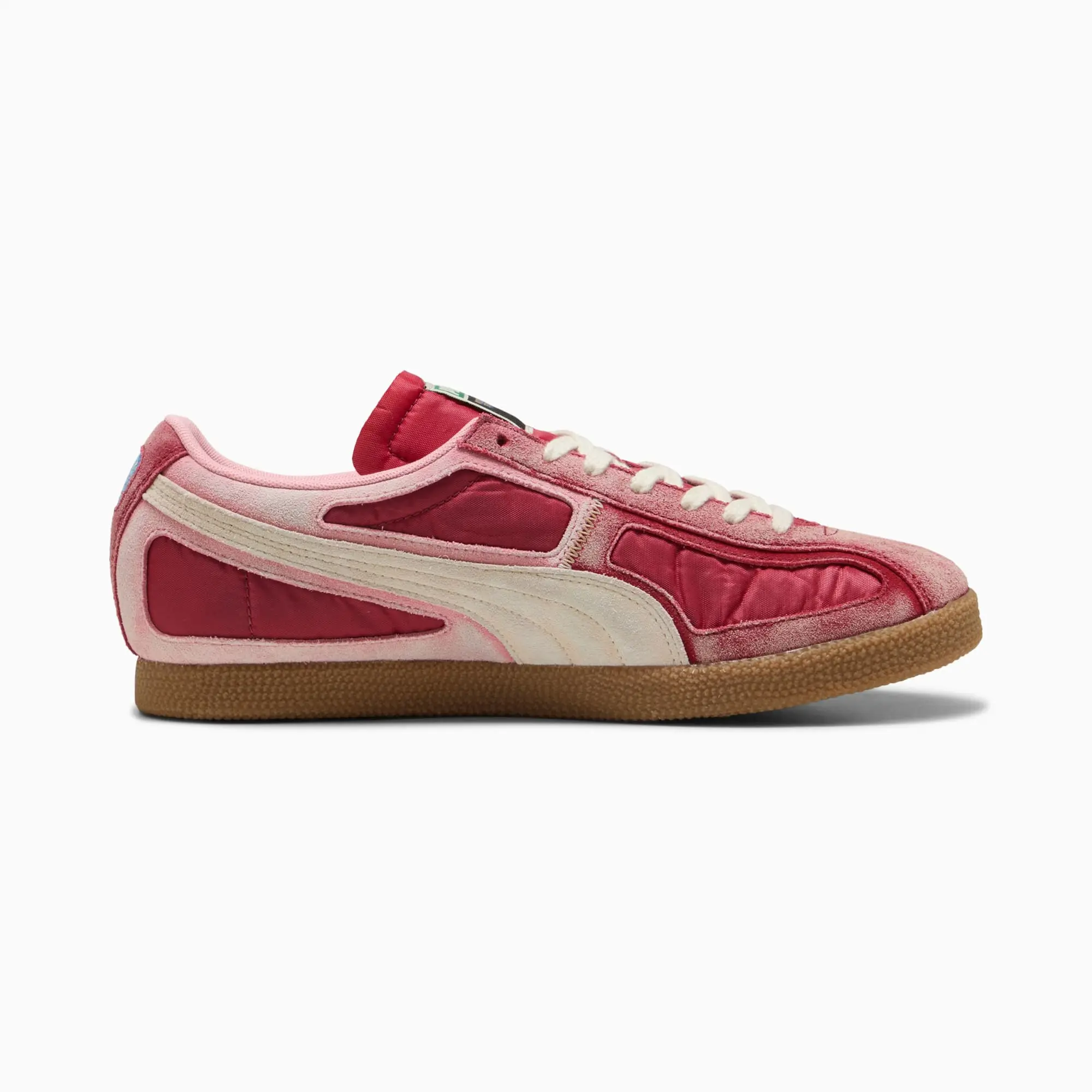 PUMA x Kidsuper Brasil Panels Sneakers Unisex, Dark Crimson/Alpine Snow, size 10