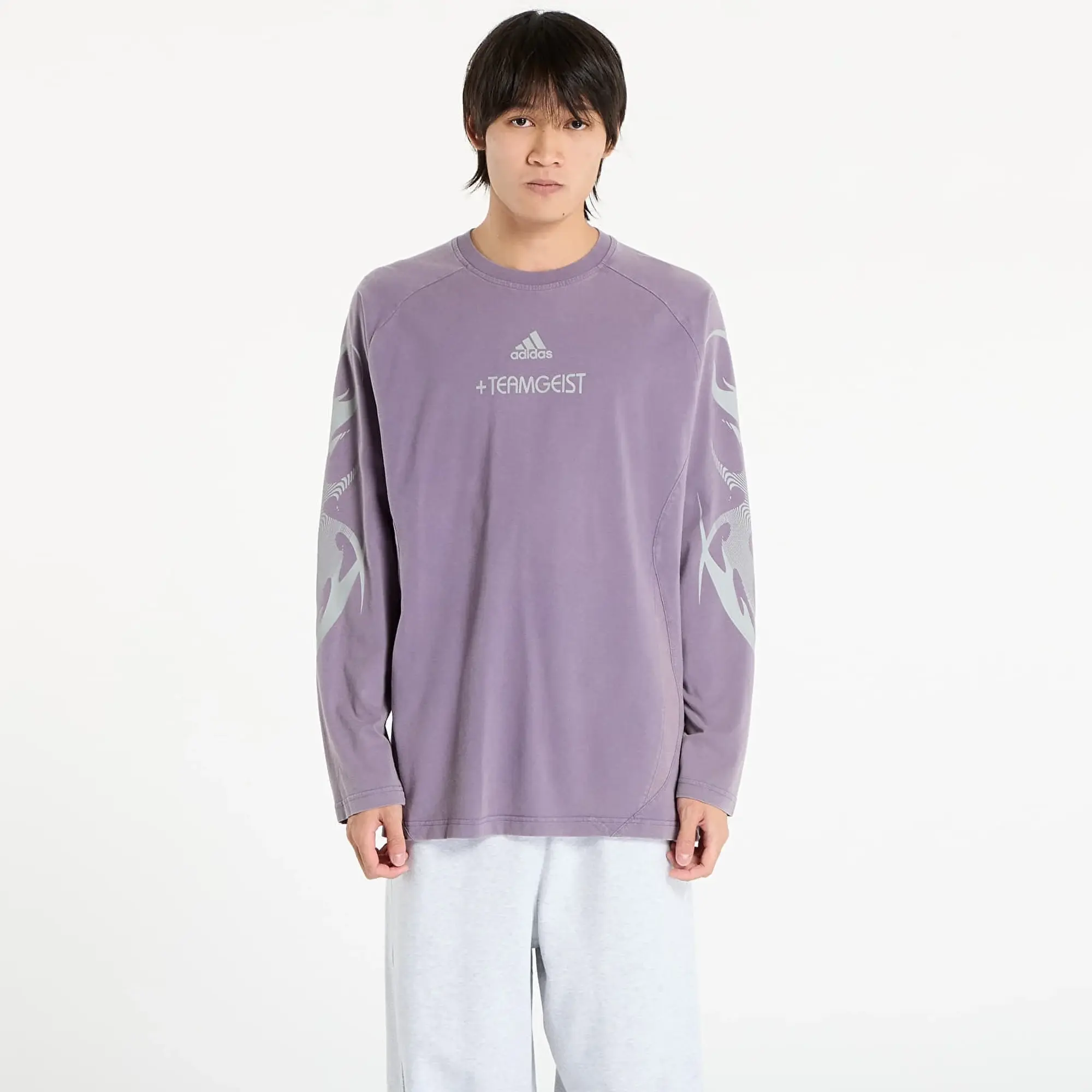 T-Shirt Adidas Adilenium Season 4 Teamgeist Graphic Long Sleeve T-Shirt Shadow Violet L