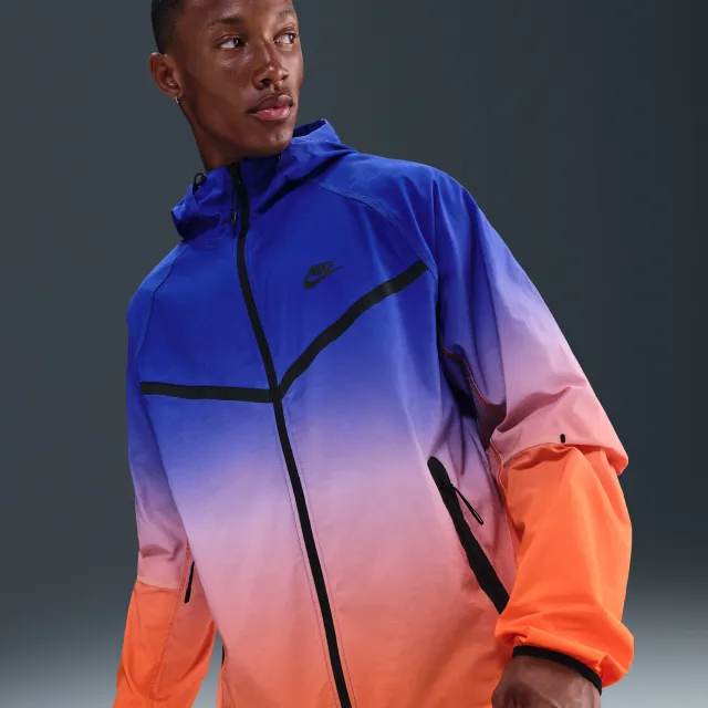 ジャケット・アウター 00s NIKE technical nylon shell jacket Nike Tech Men's Woven Full-Zip Jacket - Blue - Nylon/Elastane