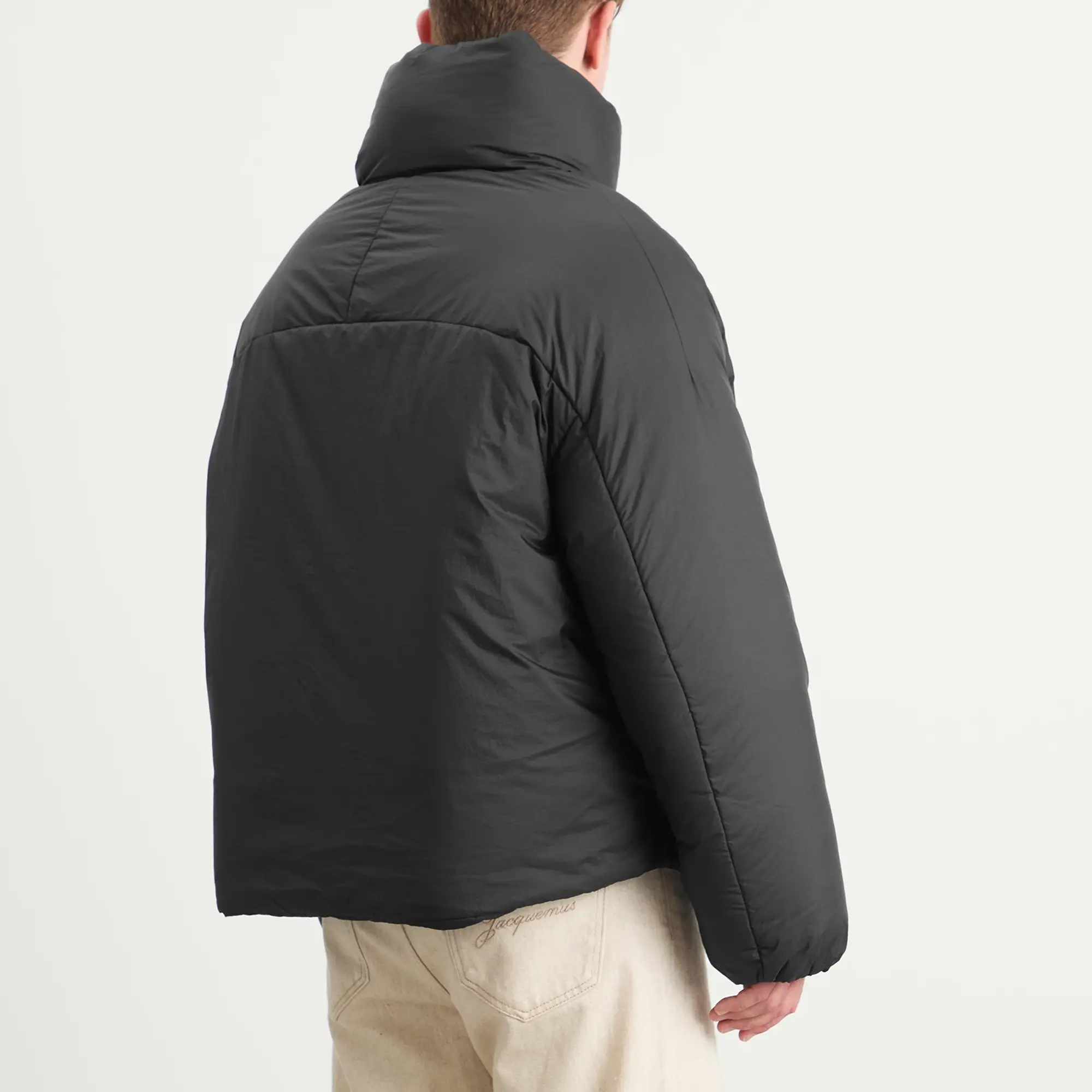 Jacquemus Men's Moltone Down Jacket Black