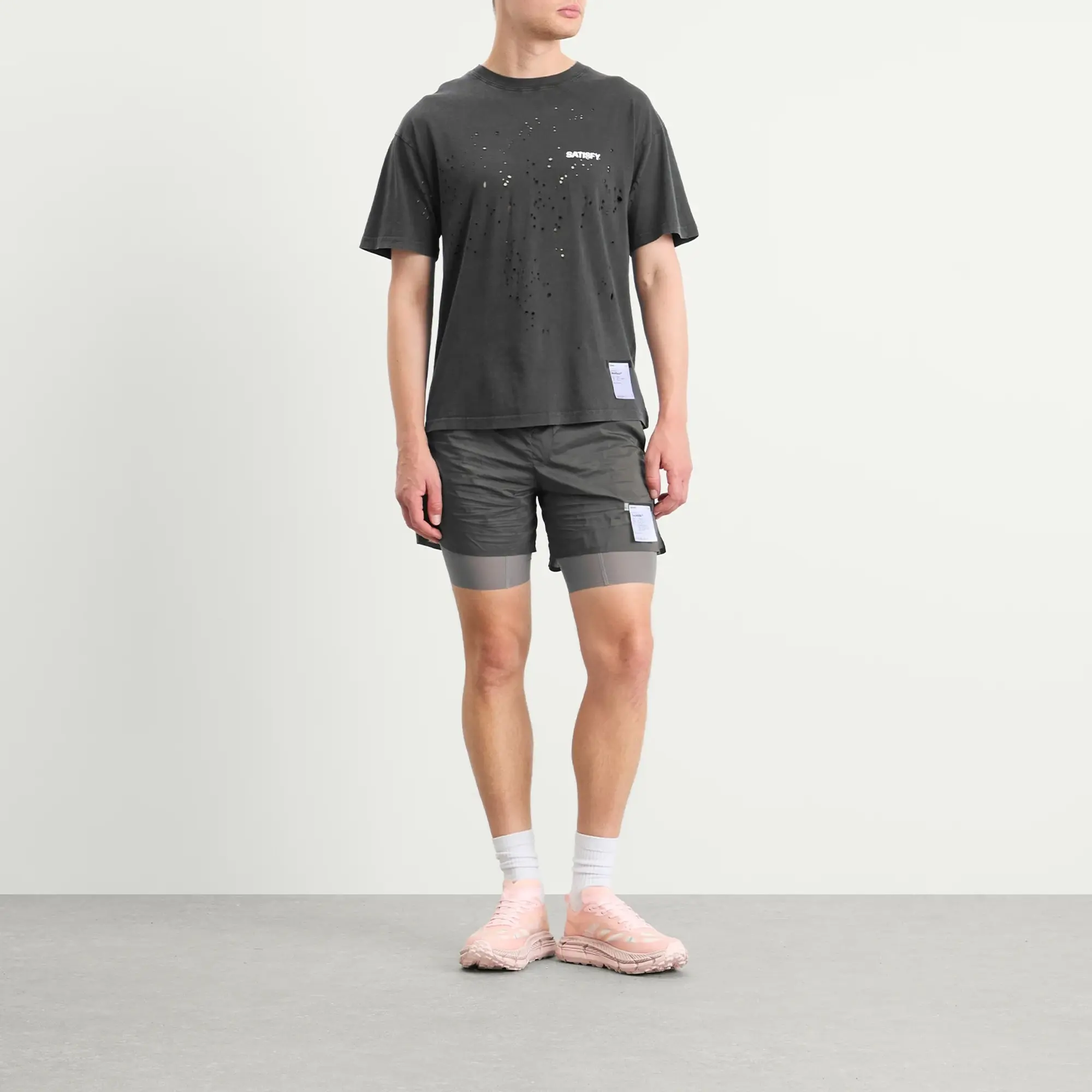 Satisfy Men's MothTech T-Shirt Aged Black
