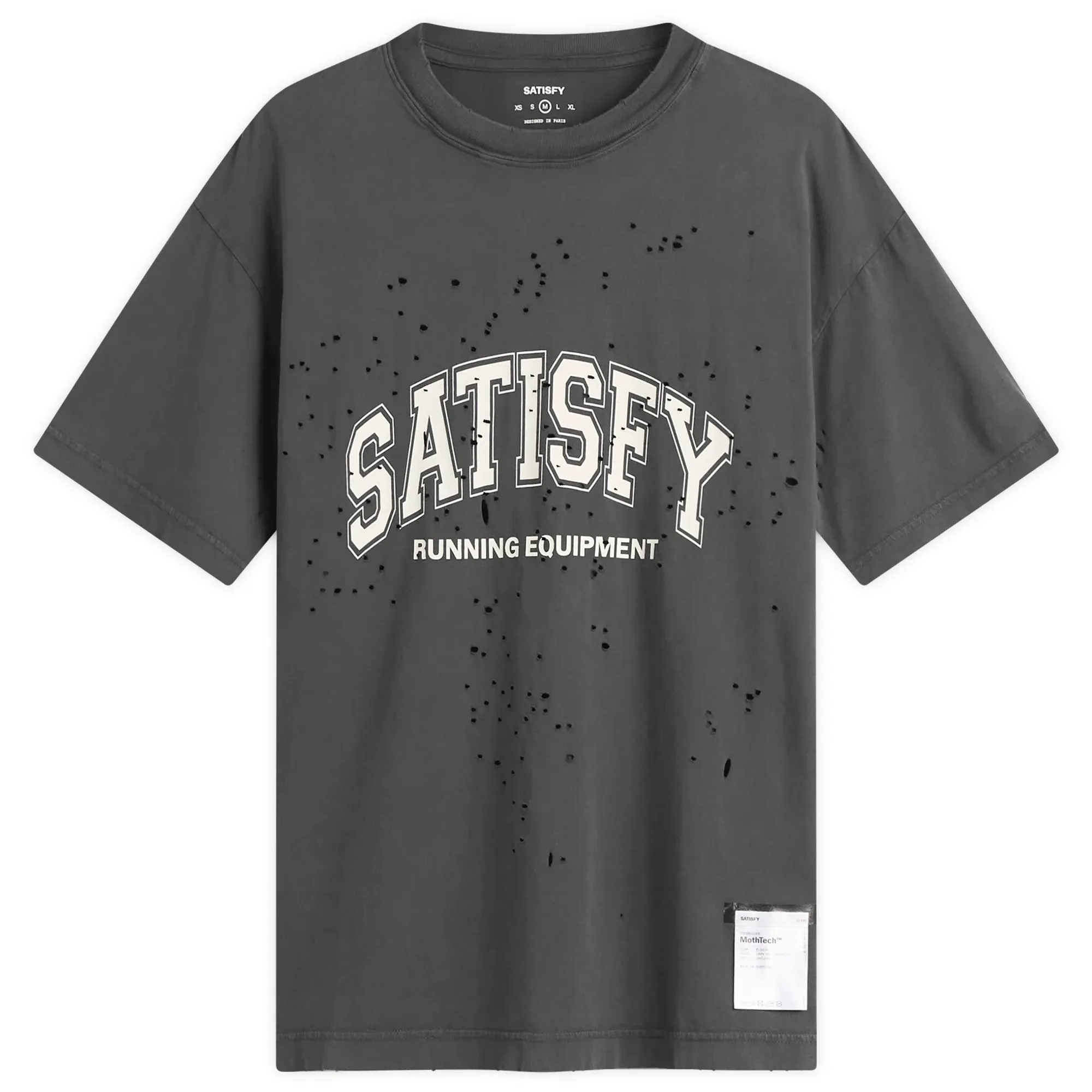 Satisfy Men's MothTech T-Shirt Aged Black