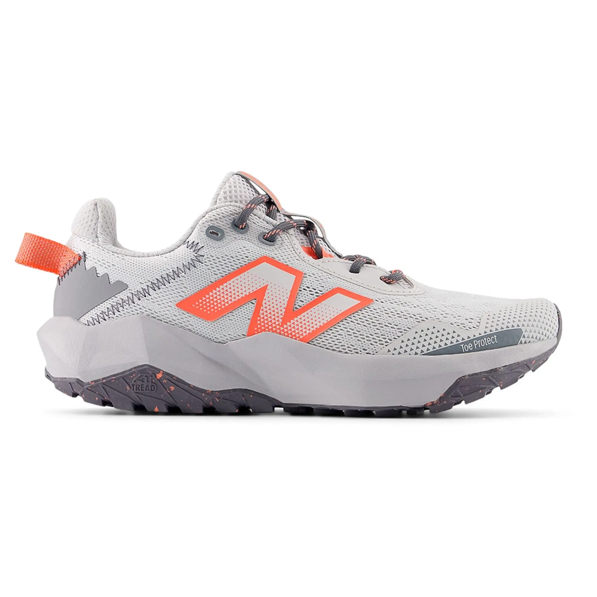 New Balance Kids' DynaSoft Nitrel v6 Lace in Grey/Red Mesh
