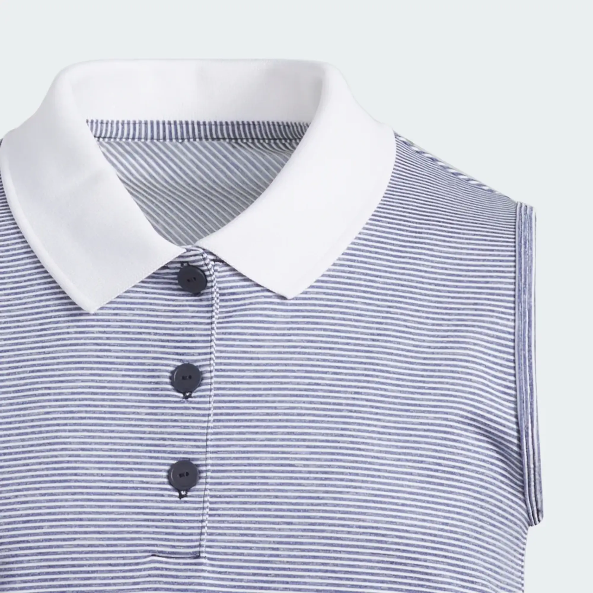 adidas Ottoman Striped Sleeveless Polo Shirt Kids