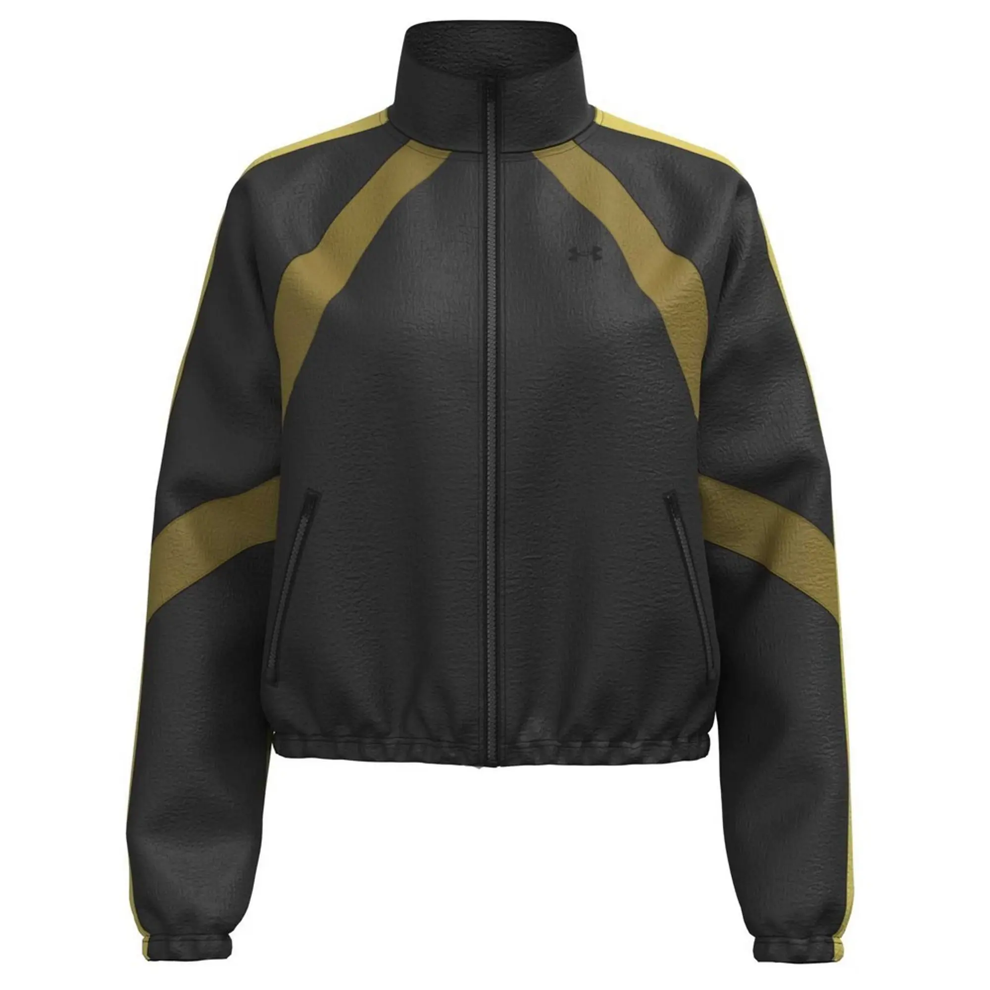 Under Armour  Icon Crinkle Women's Jacket Black / Yellow Shade / Green Legacy L