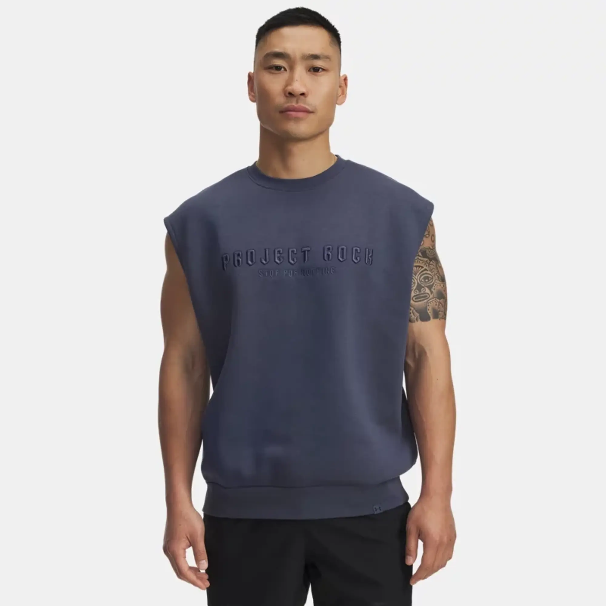 Project Rock Icon Men's Sleeveless Downpour Gray / Downpour Gray L