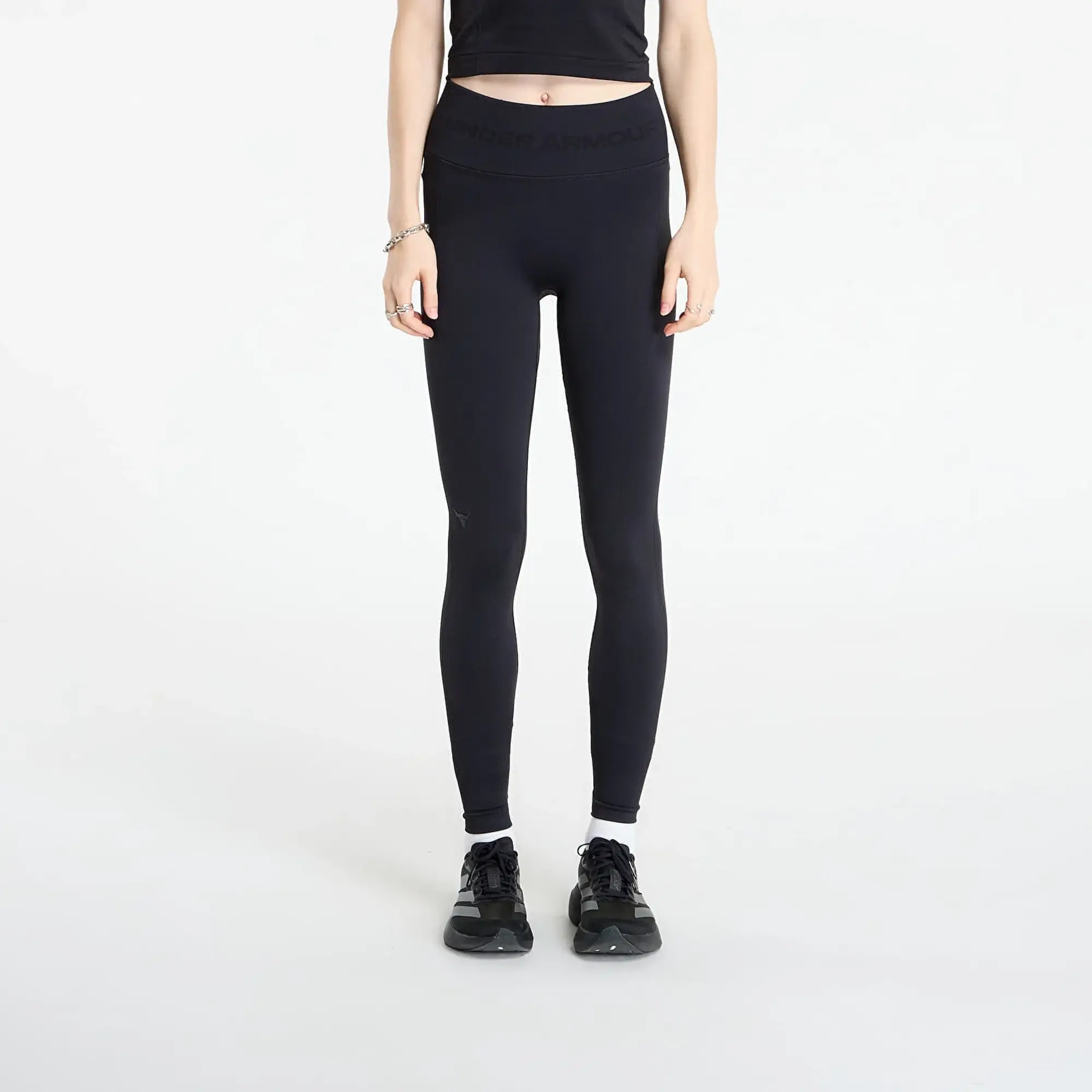 Project Rock Seamless Women's Leggings Black / Anthracite L