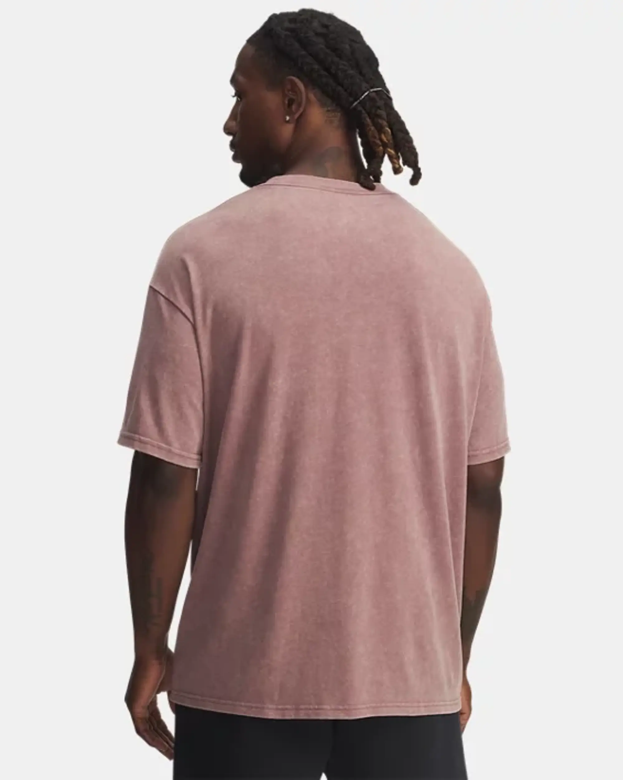 Project Rock Heavyweight Men's Oversized T-Shirt Maroon Mist / Maroon Mist L