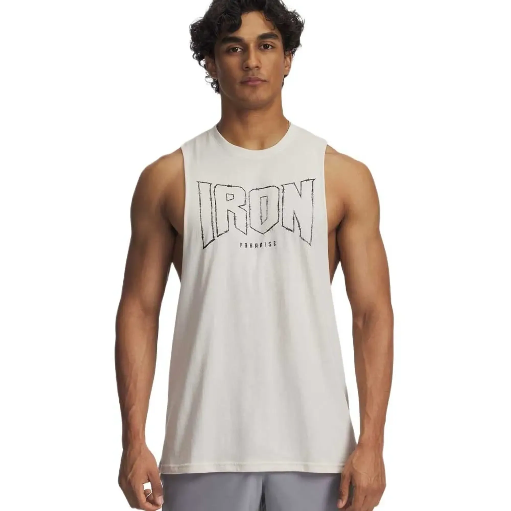 Project Rock Men's Tank Stone / Black L