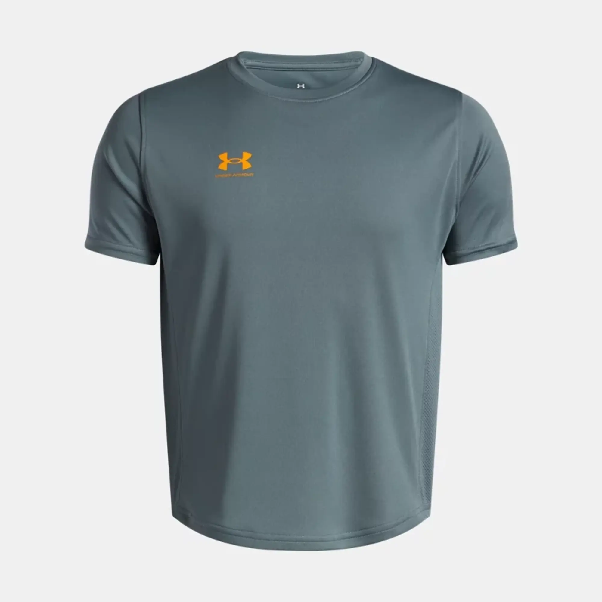 Under Armour  Challenger Boys' Training Short Sleeve Jasper Blue / Squad Orange YLG (59 - 63 in)
