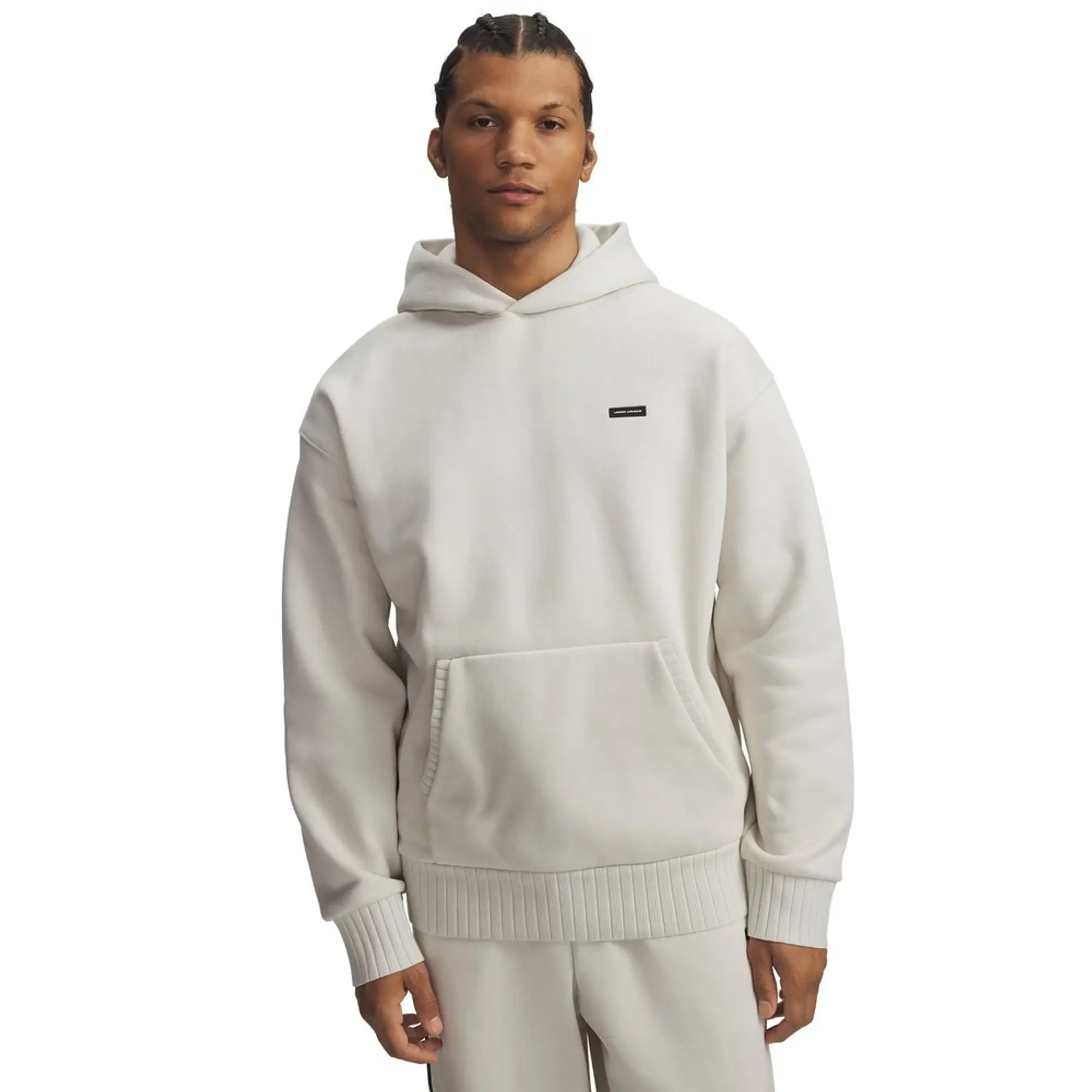 Under Armour  Icon Heavyweight Rib Men's Hoodie Summit White / White L