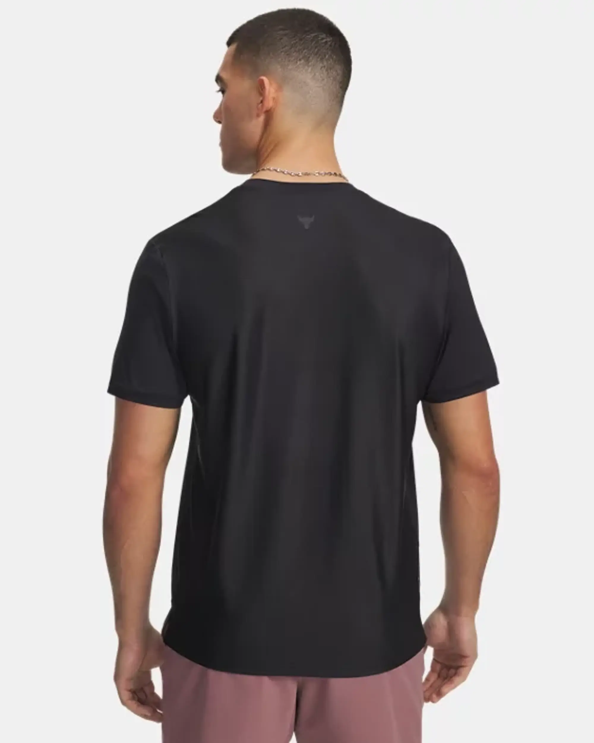 Project Rock Iso-Chill Men's Short Sleeve Black / Anthracite L