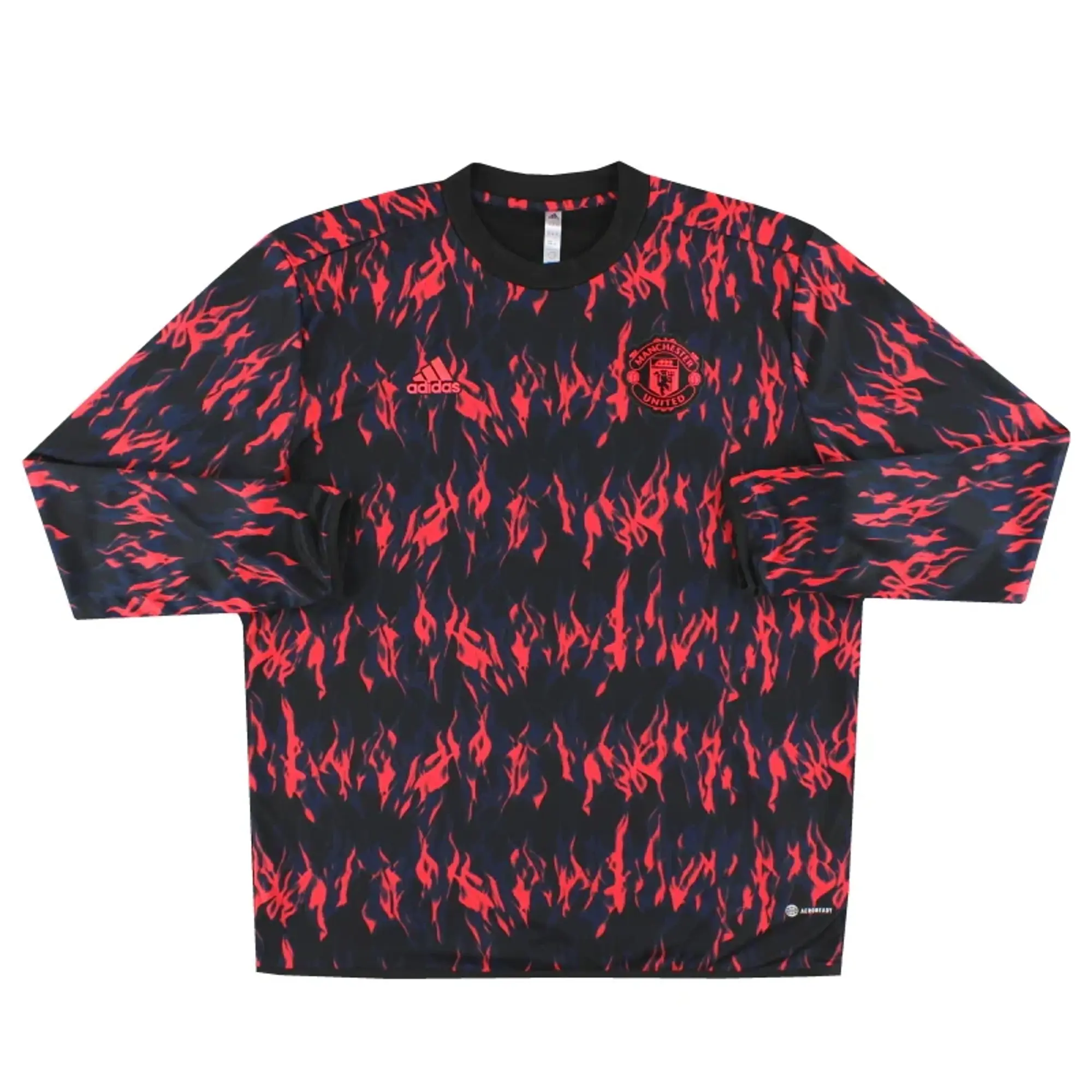 2021-22 Manchester United adidas Pre Warm Up Sweatshirt *As New* XL - Manchester United / As New 