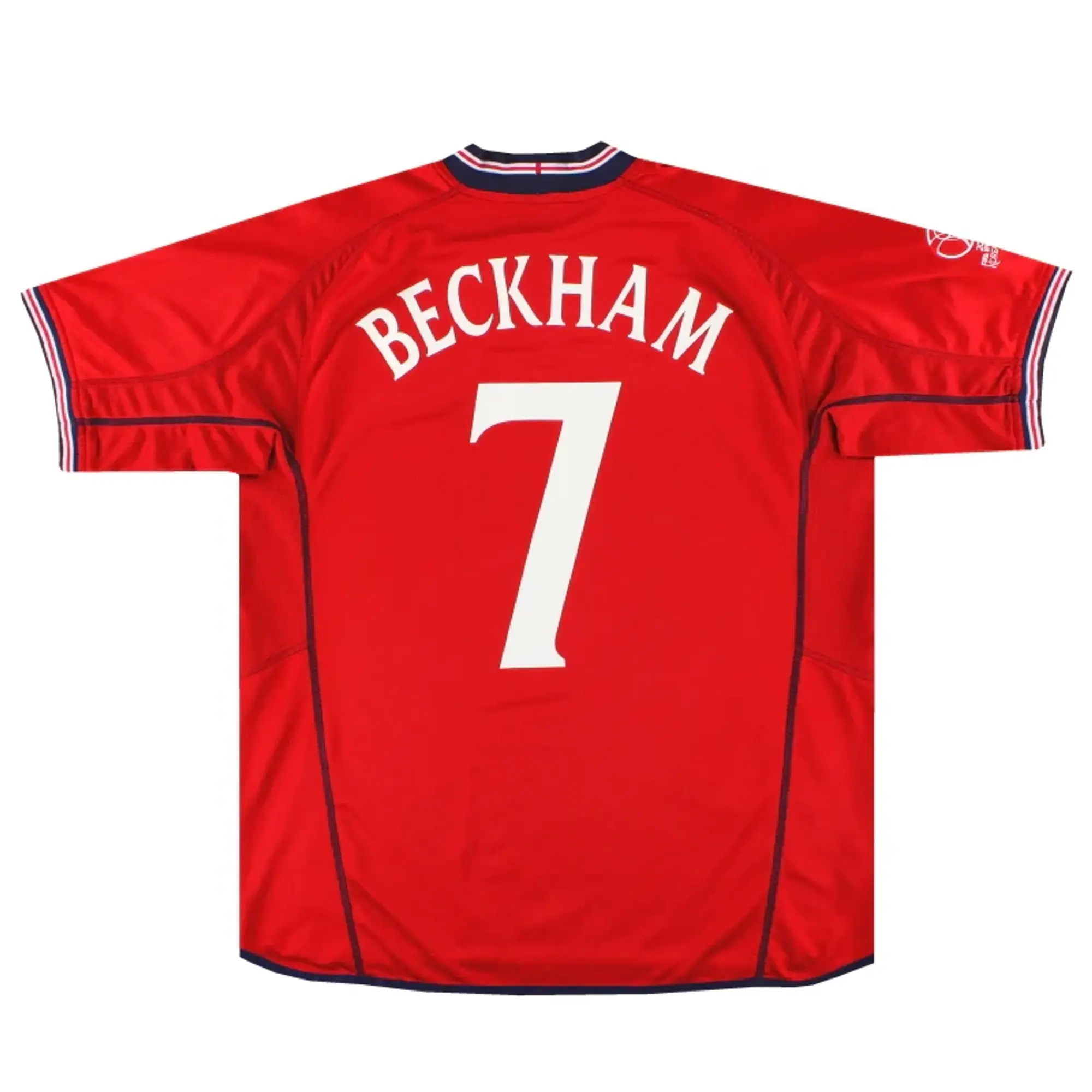 2002-04 England Umbro Away Shirt 'vs Argentina' Beckham #7 L - England / Excellent 