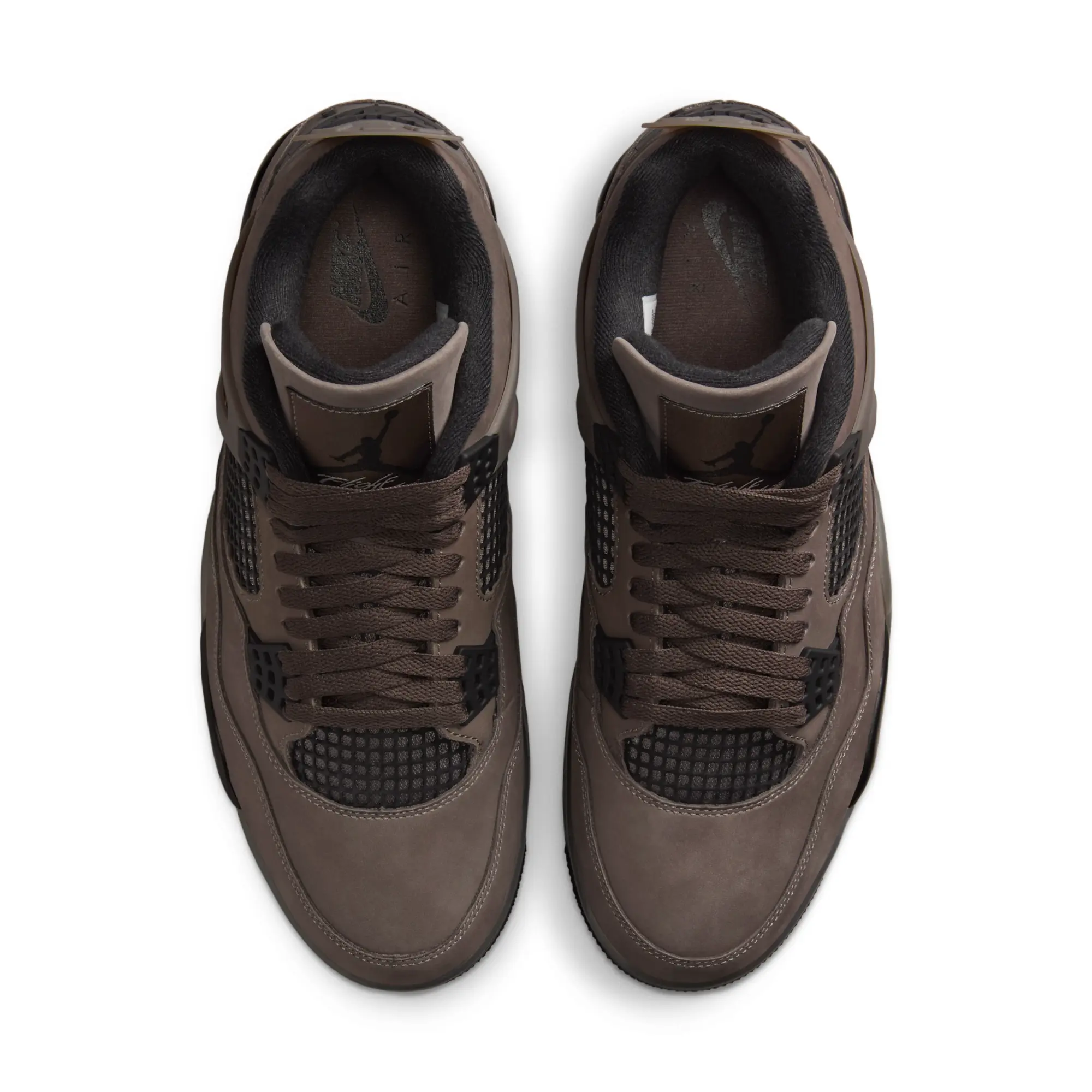 Nike Jordan Nike Air Jordan 4 Retro 'Cave Stone and Black' Men's Shoes - Grey