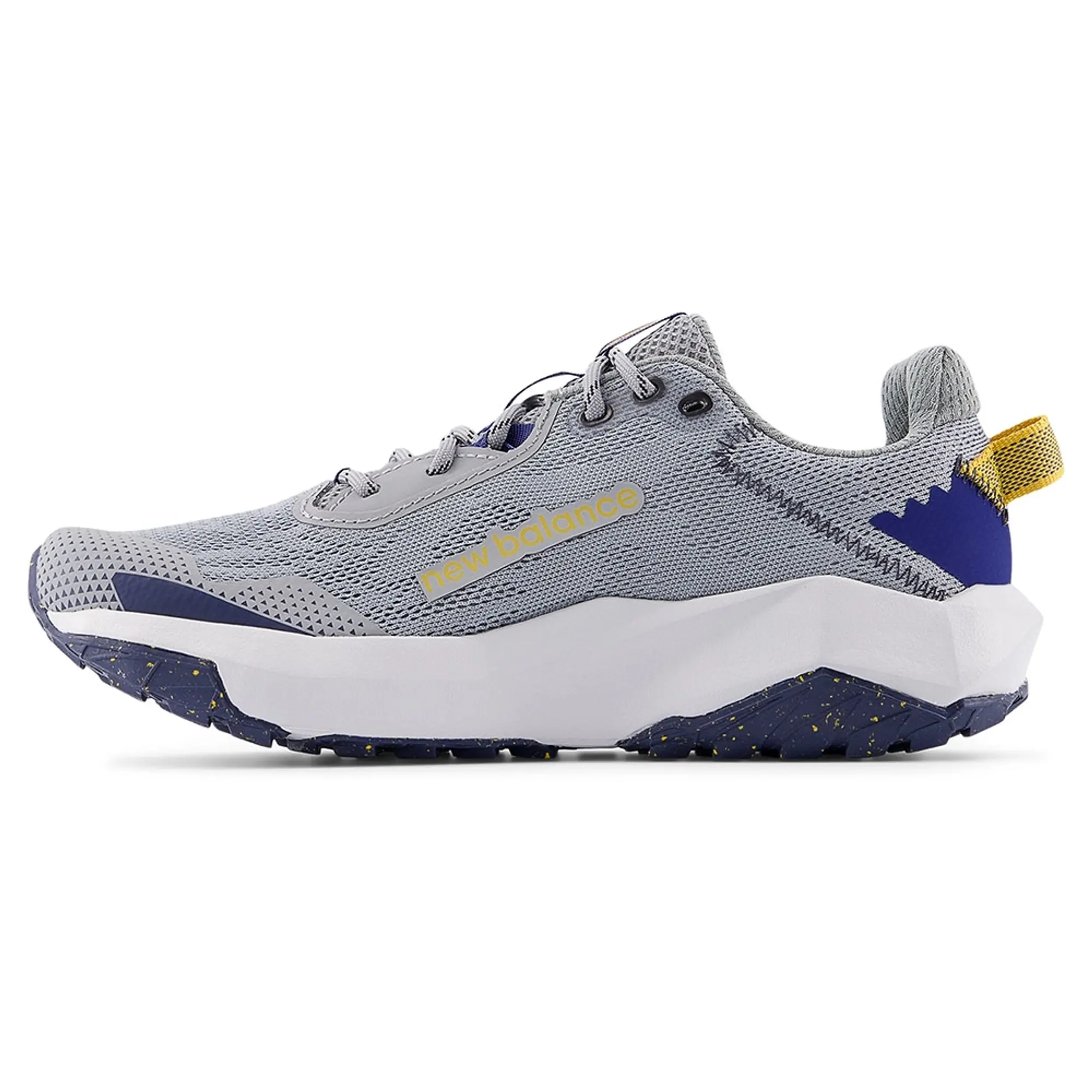 New Balance Kids' DynaSoft Nitrel v6 Lace in Grey/Blue/Yellow Mesh