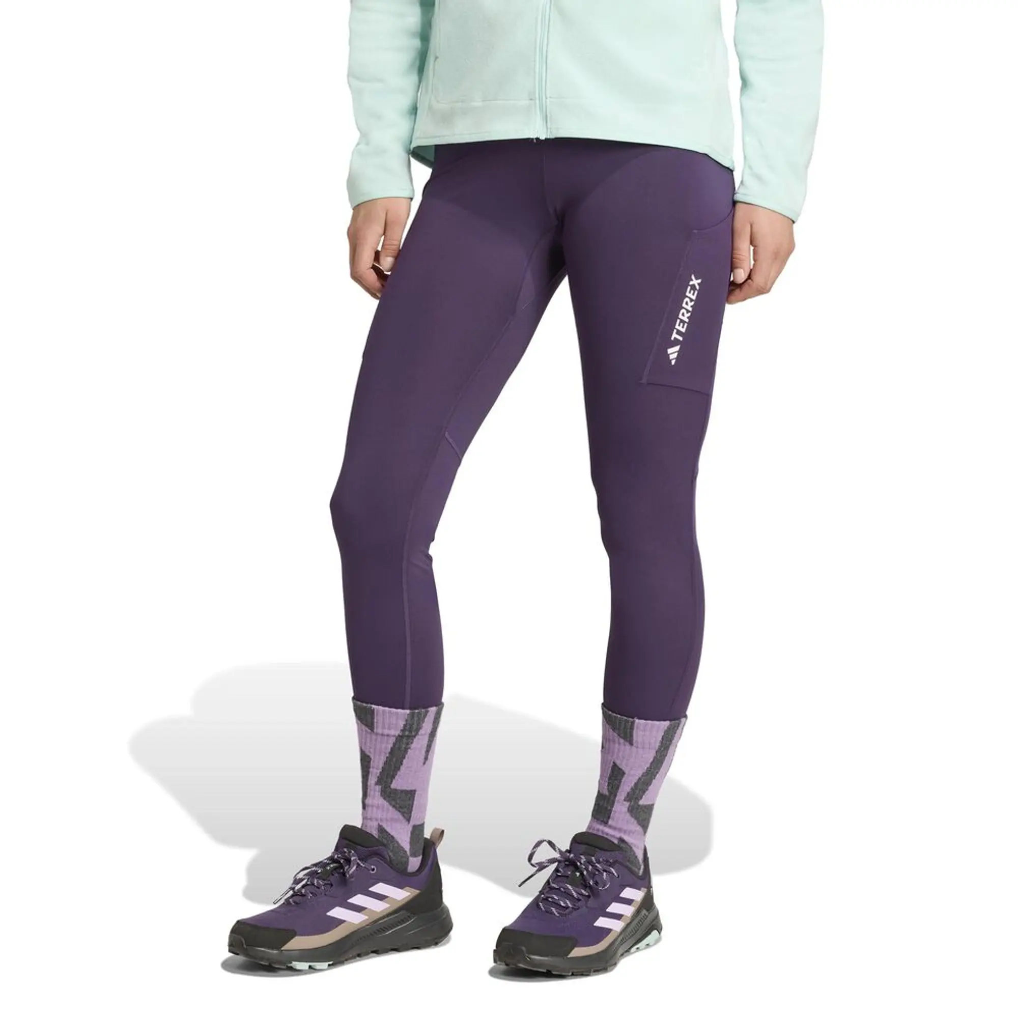 adidas Terrex MT Running Tights Women - Violet