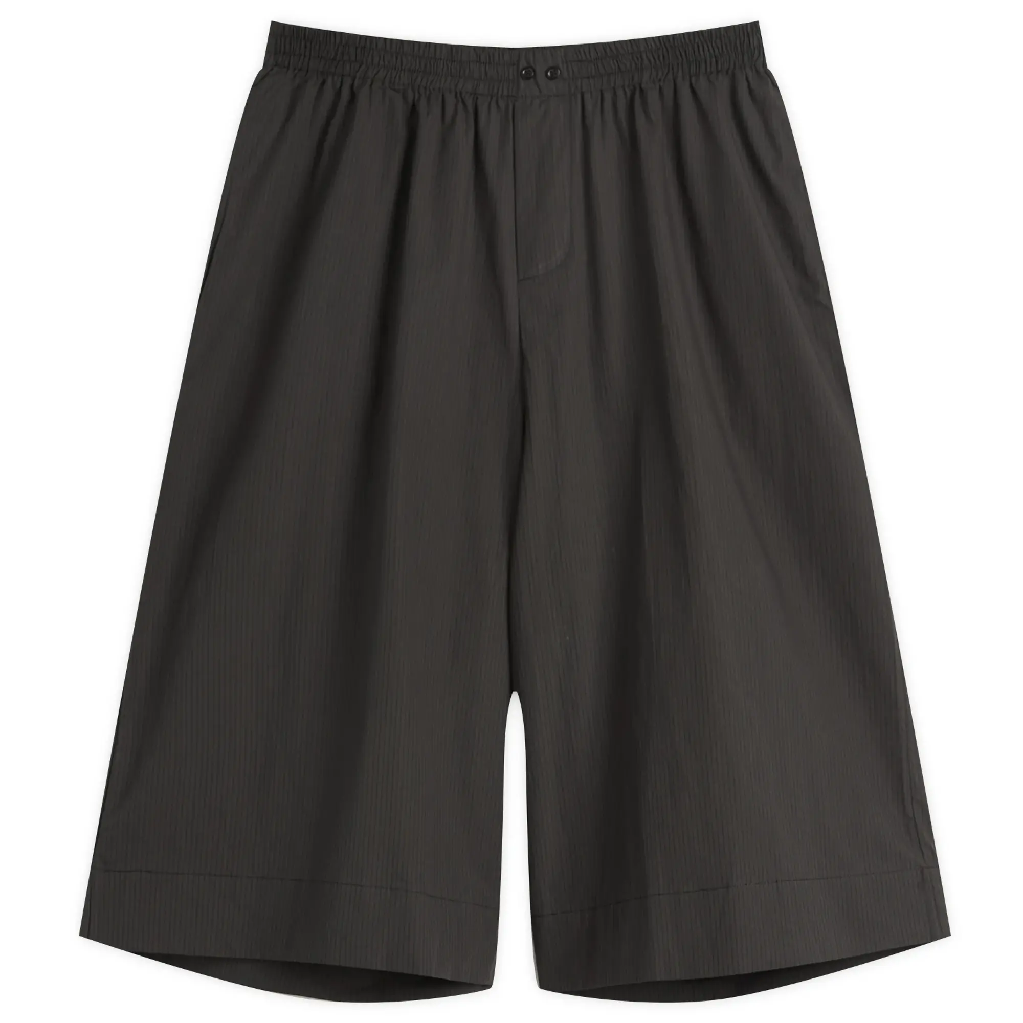 Deiji Studios Women's Long Lounger Shorts Black Stripe
