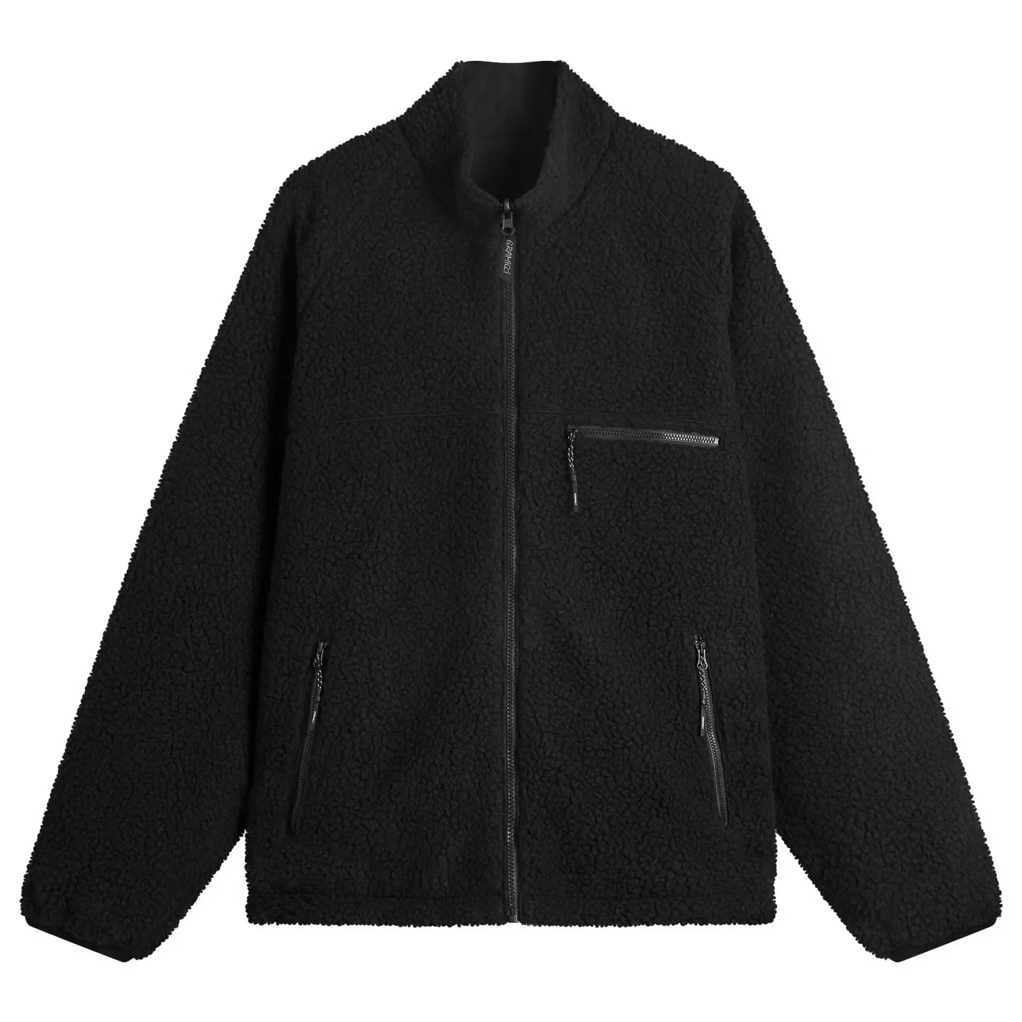 Gramicci Men's Reversible Sherpa Jacket Charcoal/Black