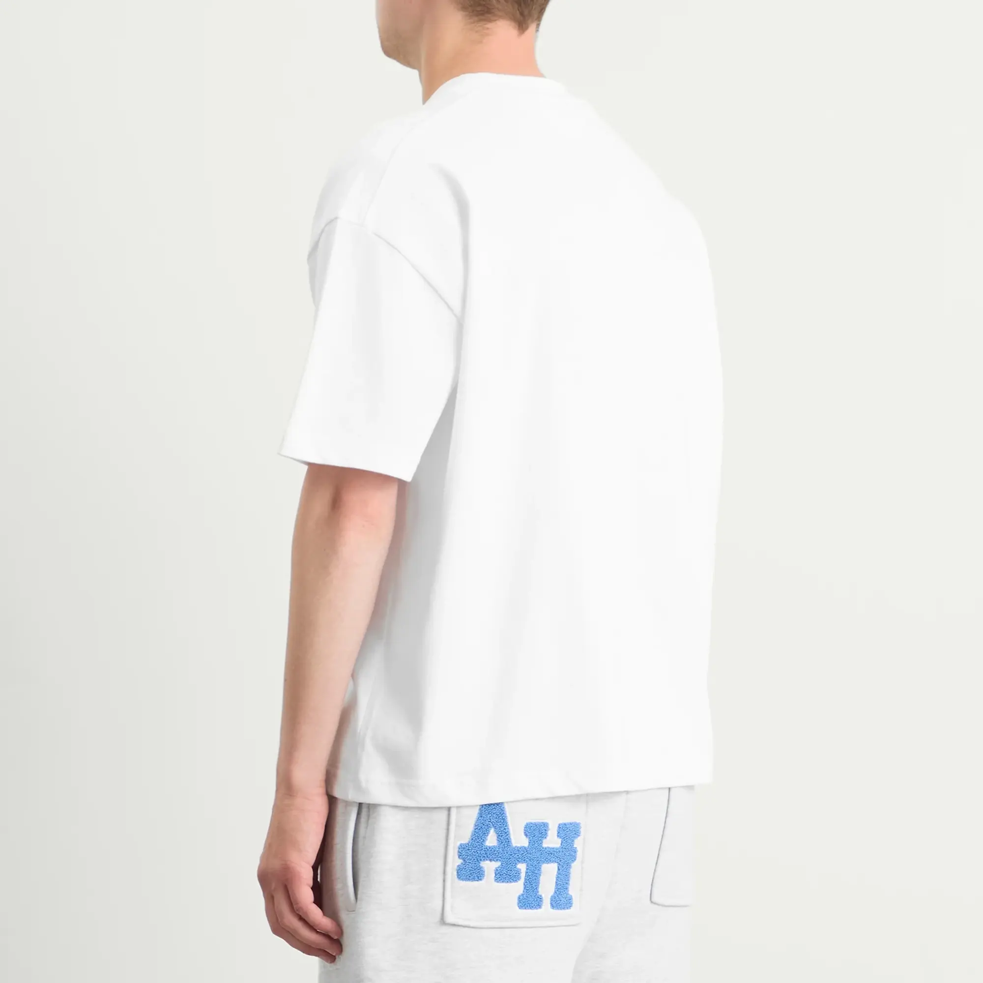 ANNIE HOOD Men's College T-Shirt White