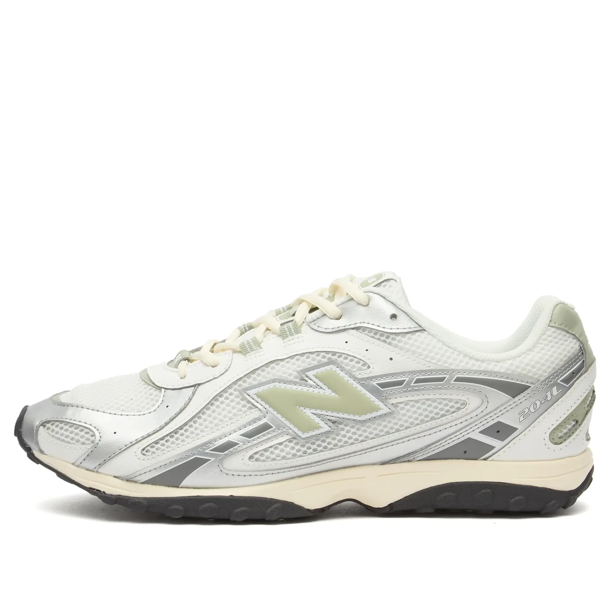 New Balance Unisex 204L in Grey/Green Synthetic