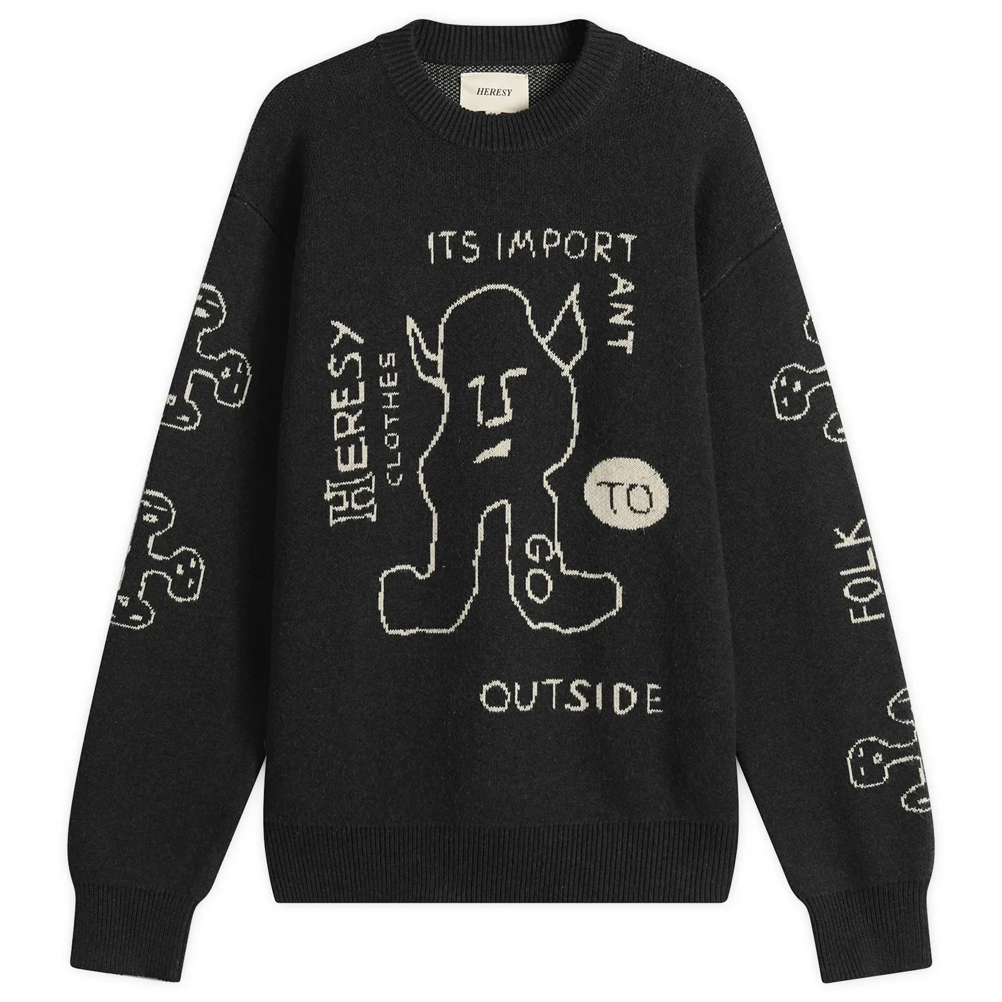 Heresy Men's Outdoors Knit Black