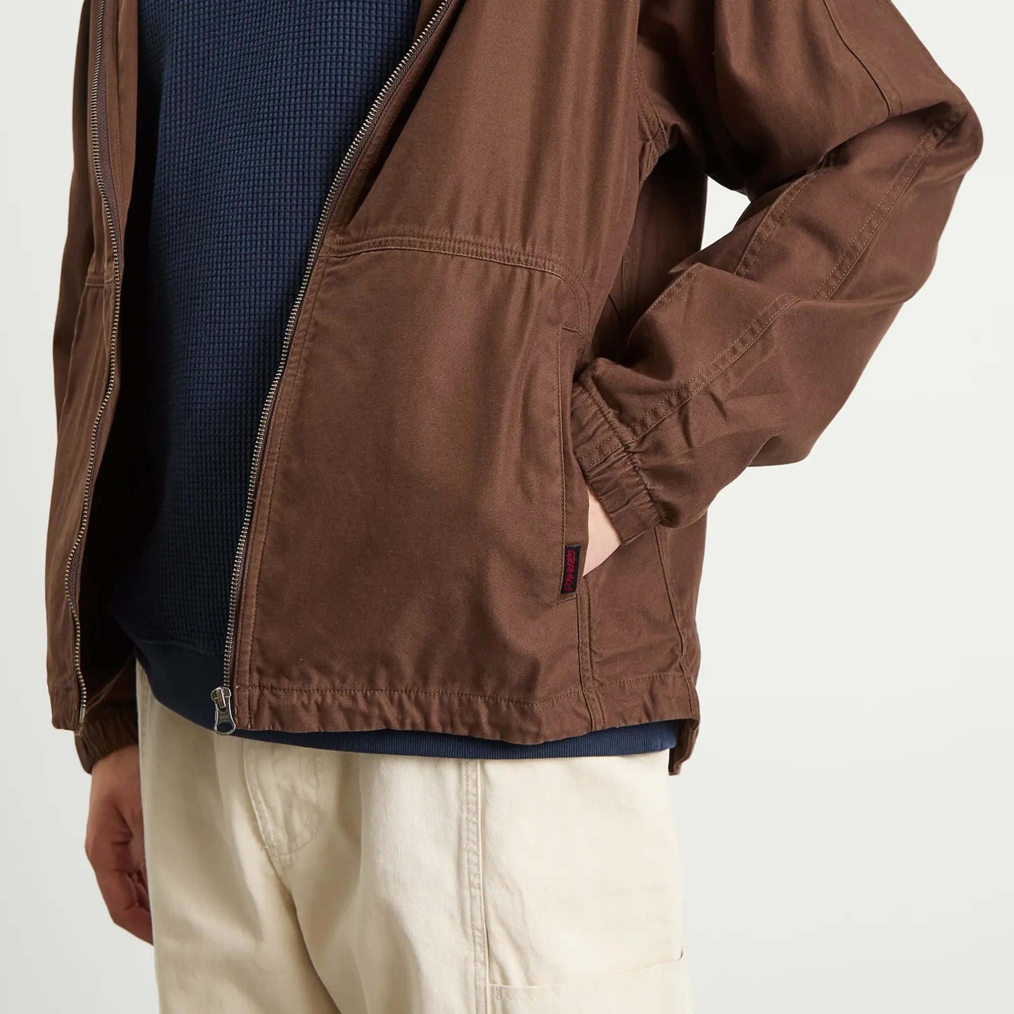 Gramicci Men's Beach Hooded Jacket Tobacco