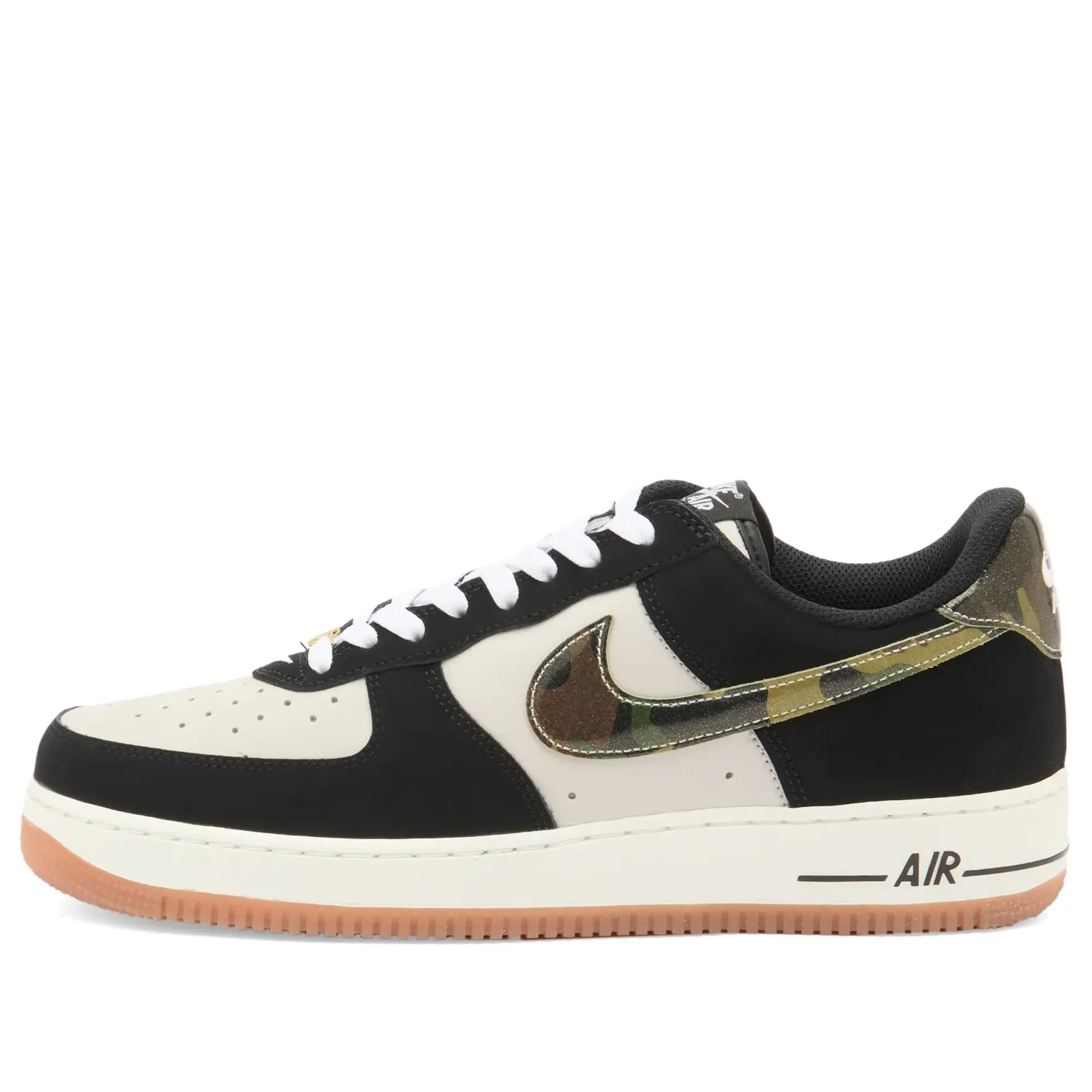 Nike Men's Air Force 1 Low Retro Sneaker Black Camo