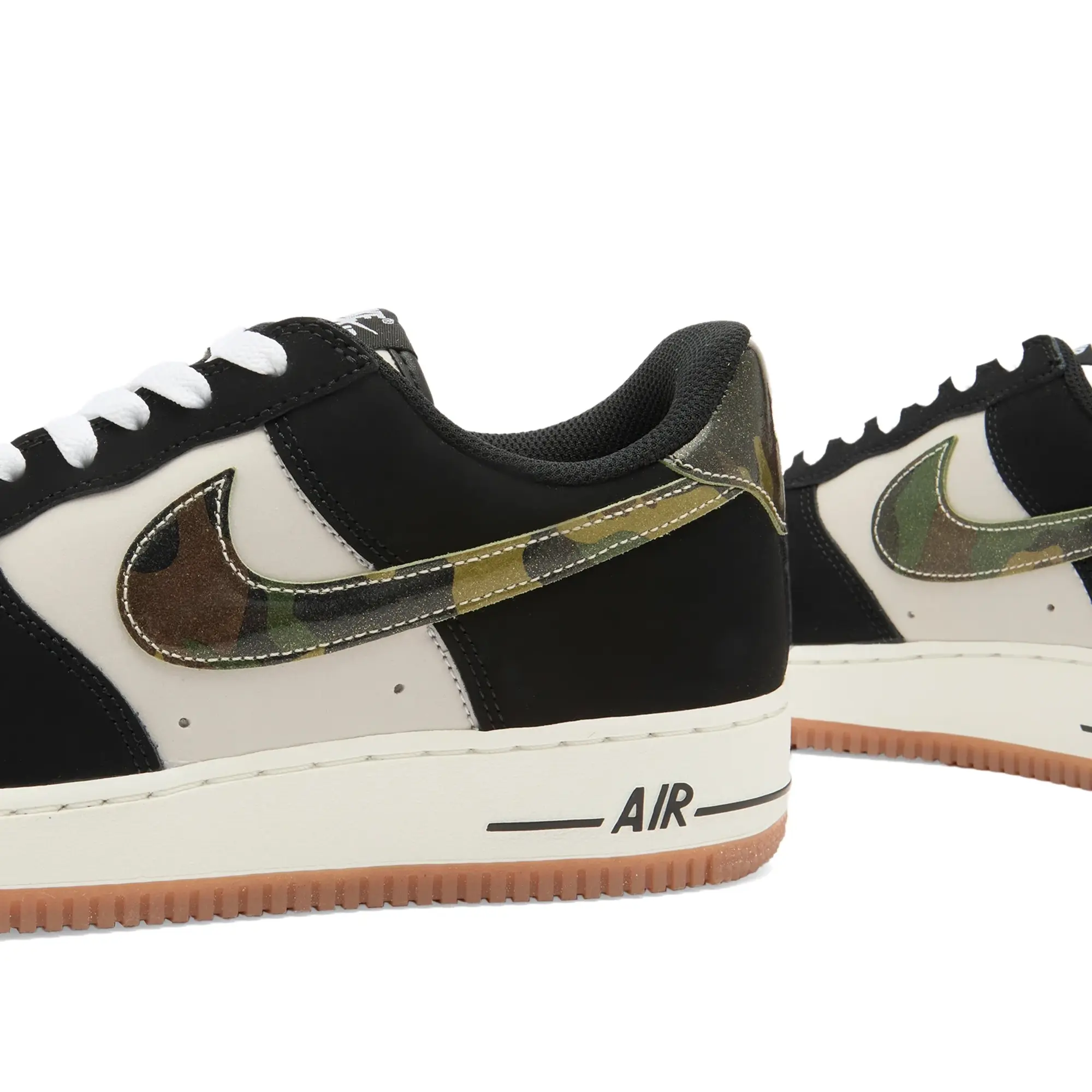 Nike Men's Air Force 1 Low Retro Sneaker Black Camo