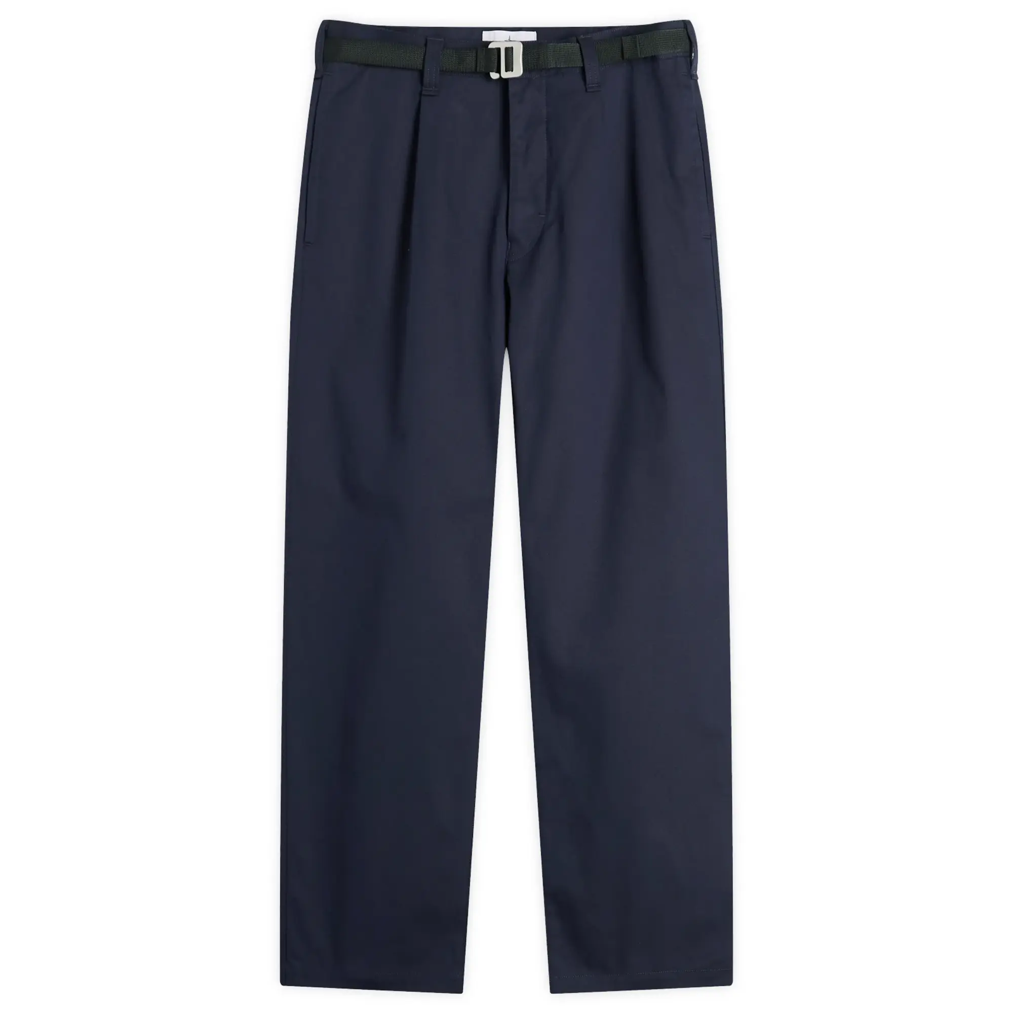 Stone Island Men's Marina Stretch Gabardine Pleated Trousers Navy Blue