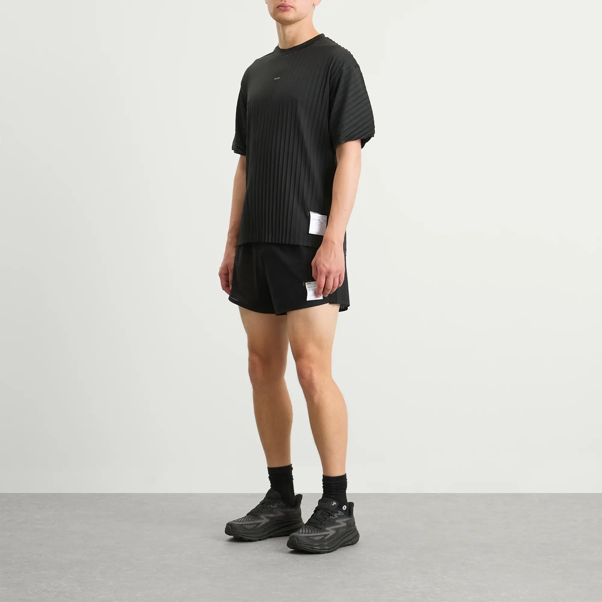 Satisfy Men's Auralite Pleated T-Shirt Black