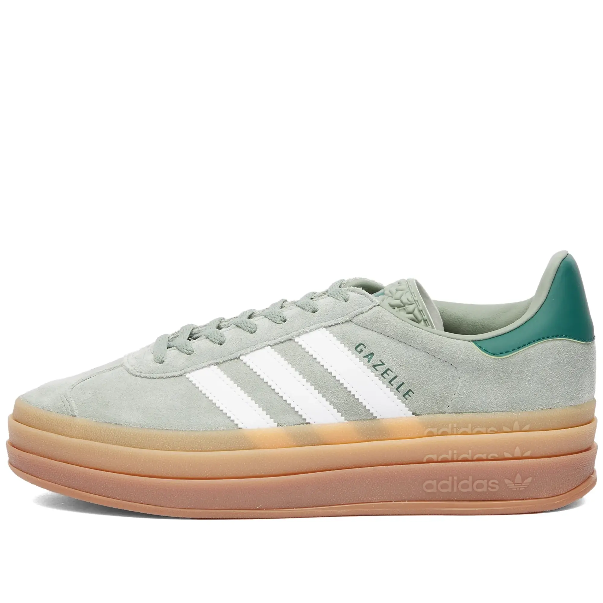 Adidas Women's Gazelle Bold W Silver Green/White